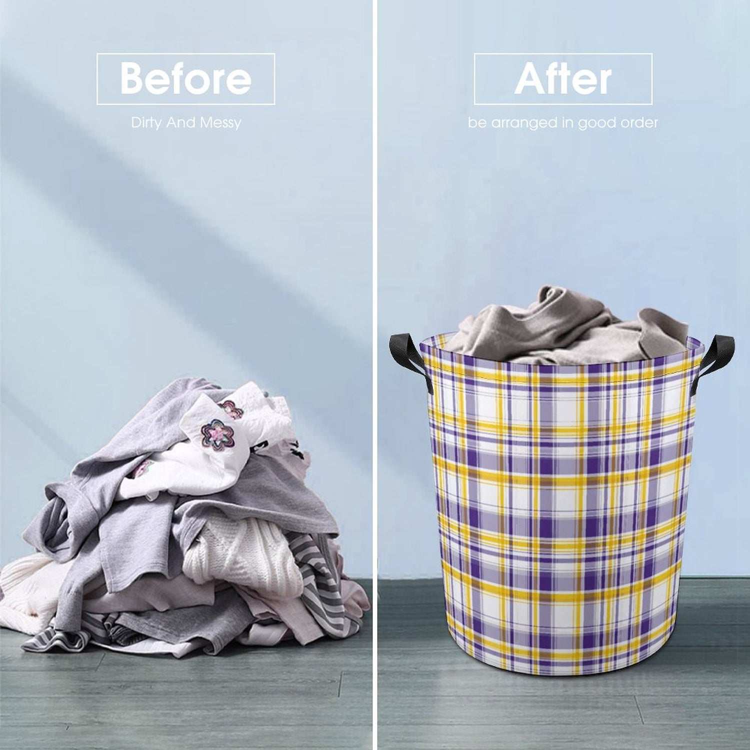 Oxford Collapsible Laundry Basket