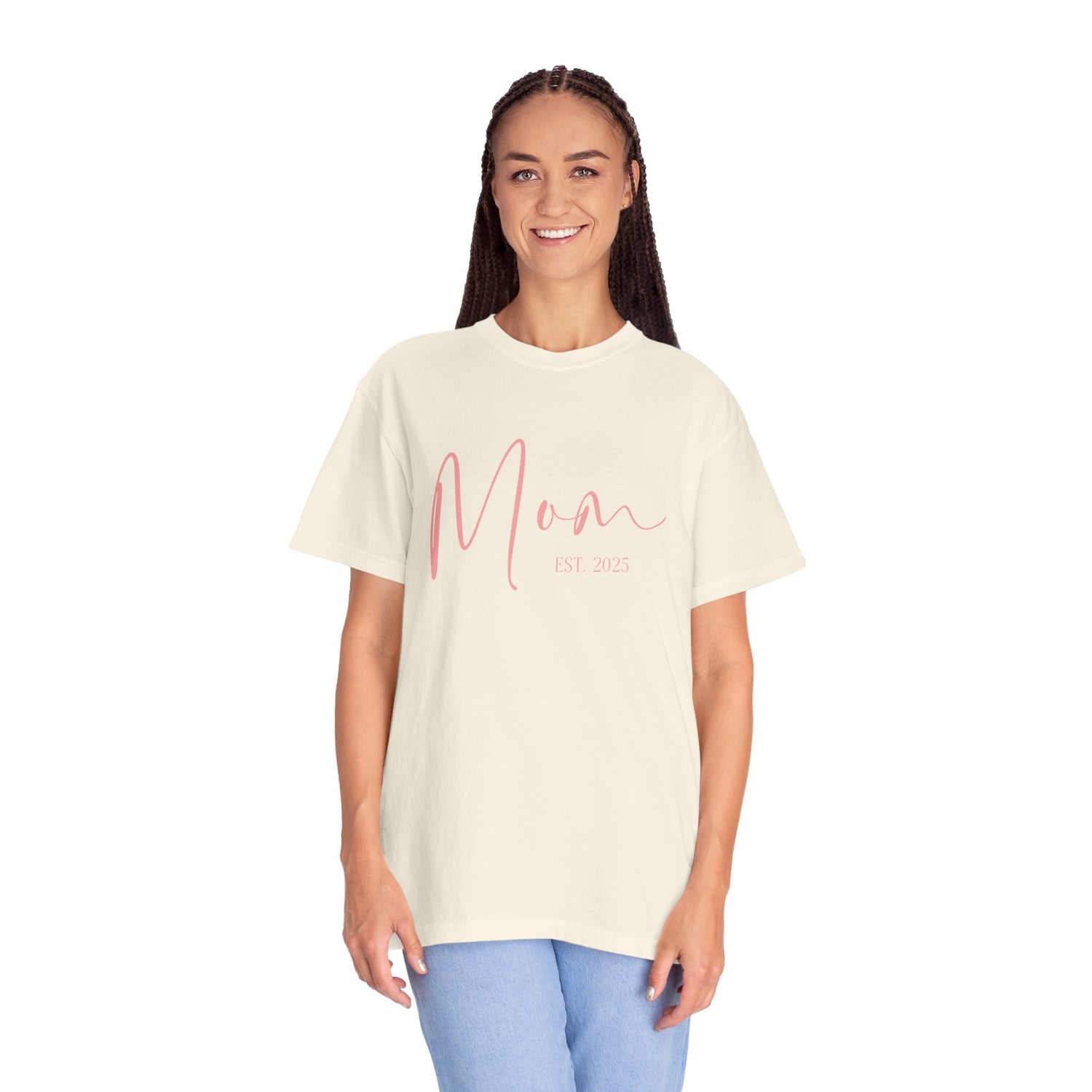 Mom Est 2025 Garment-Dyed T-shirt