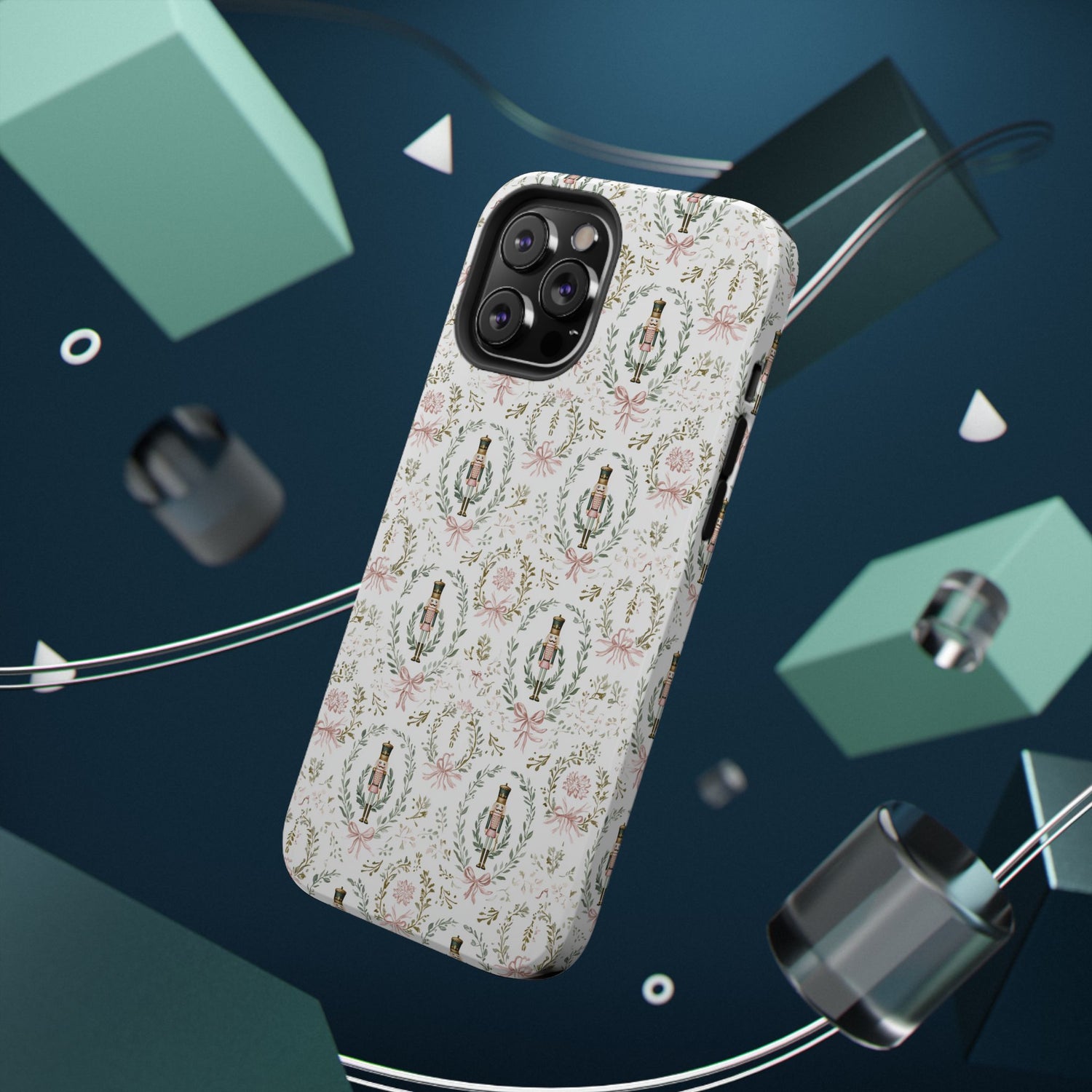 Impact-Resistant Phone Case- Nutcracker Floral