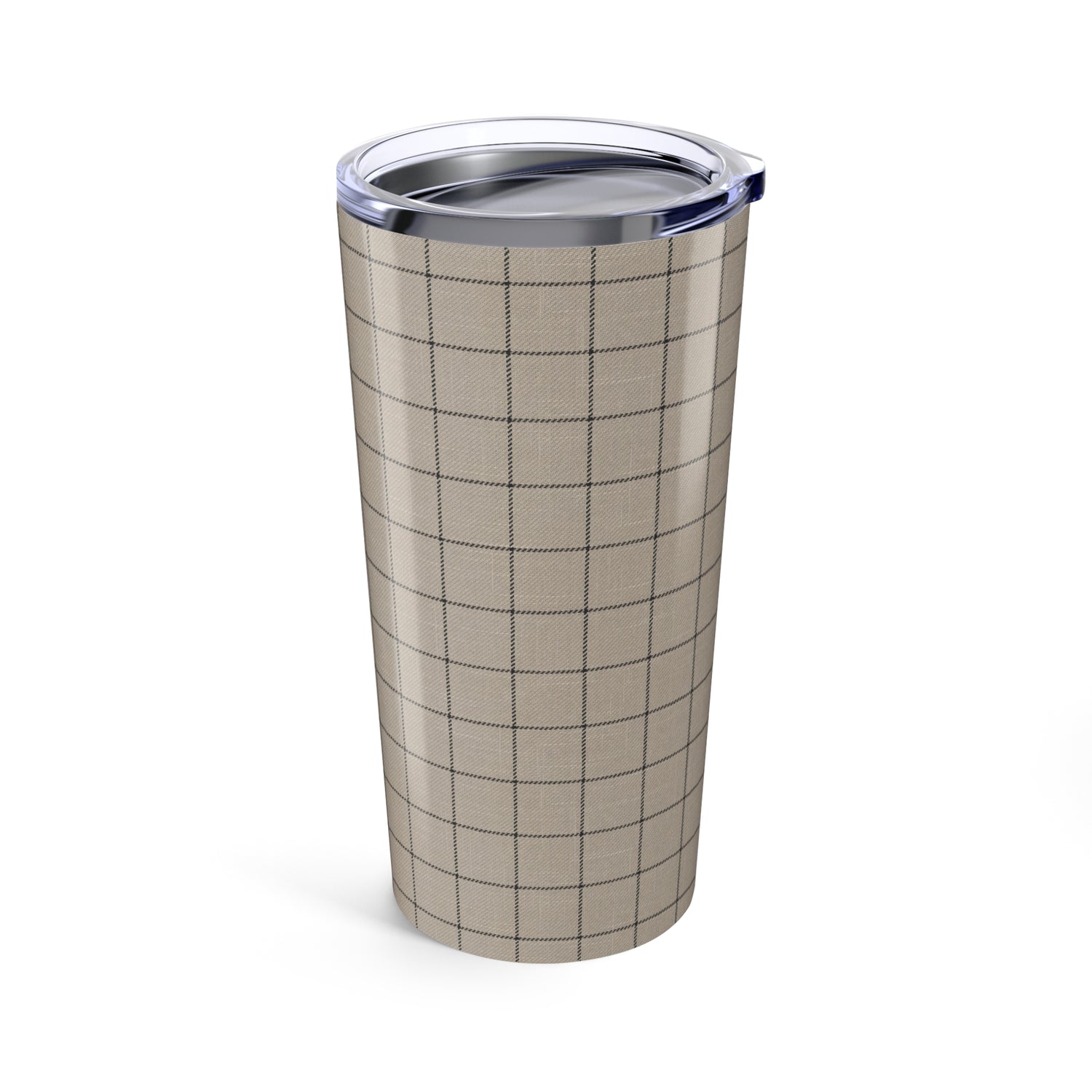 Stylish Grid Pattern Stainless Tumbler, 20oz