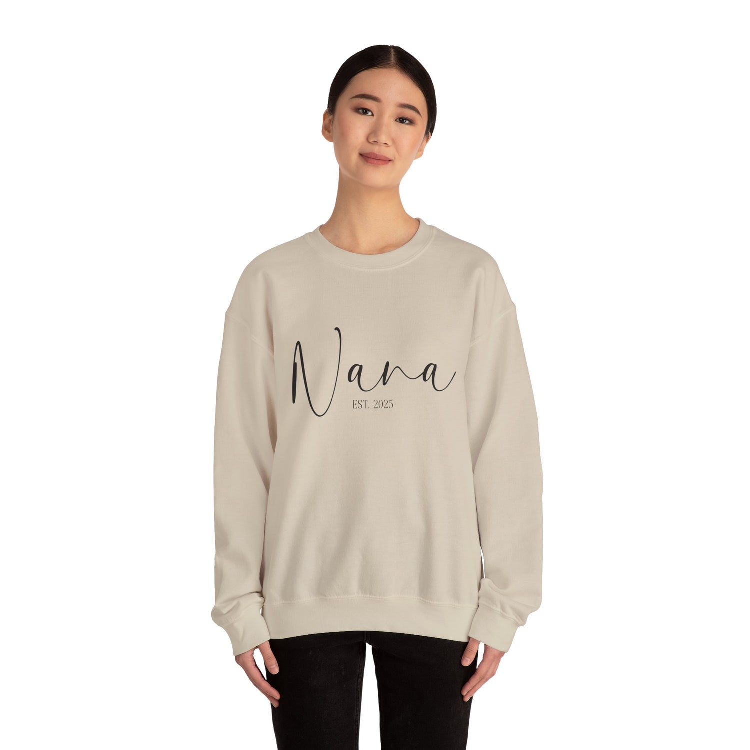 Personalized Nana Sweatshirt, Gift for Grandma, Custom Crewneck, Cozy Family Sweatshirt, Birthday Gift for Nana, Holiday Apparel