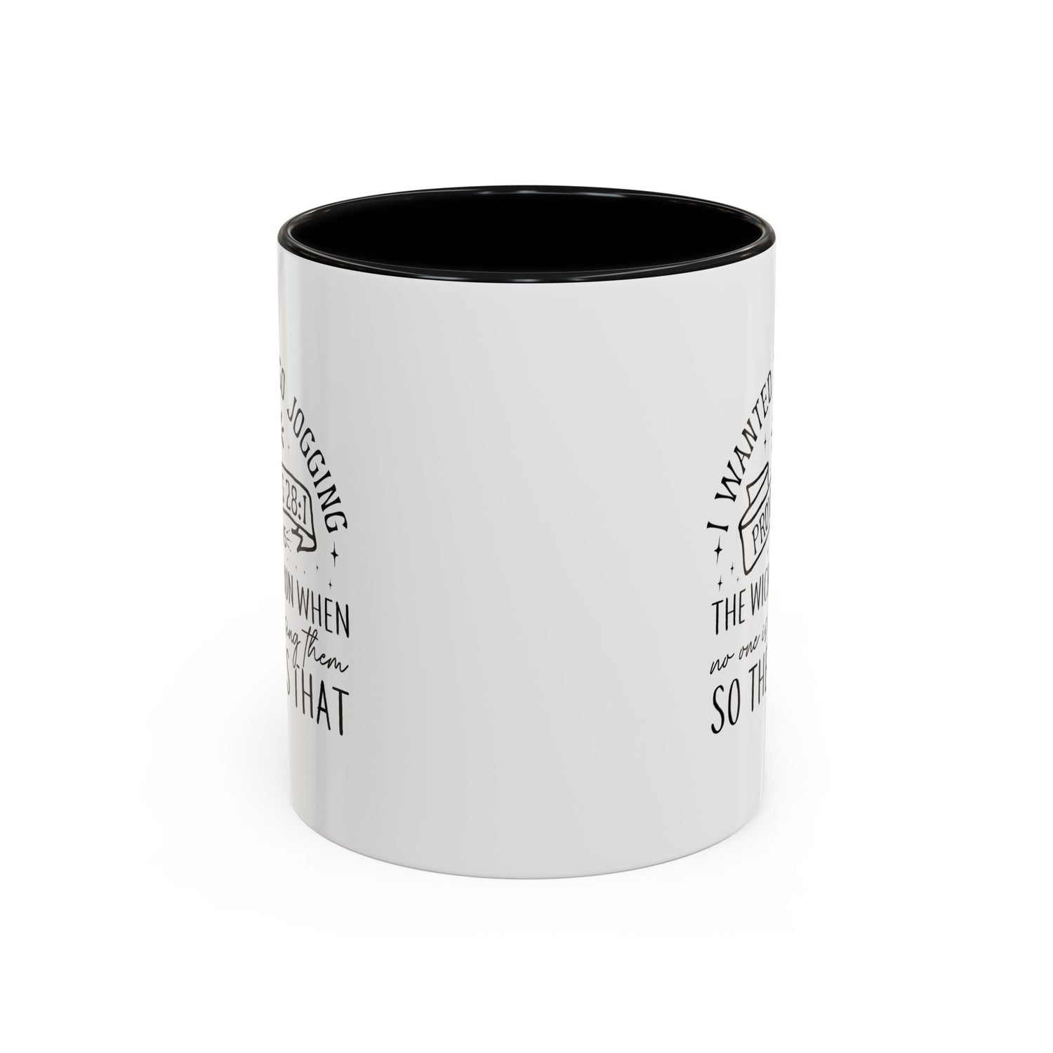 Inspirational Coffee Mug for Christian Joggers, Proverbs 28:1 Quote Mug, Funny Workout Gift, Motivational Drinkware, Exercise Humor