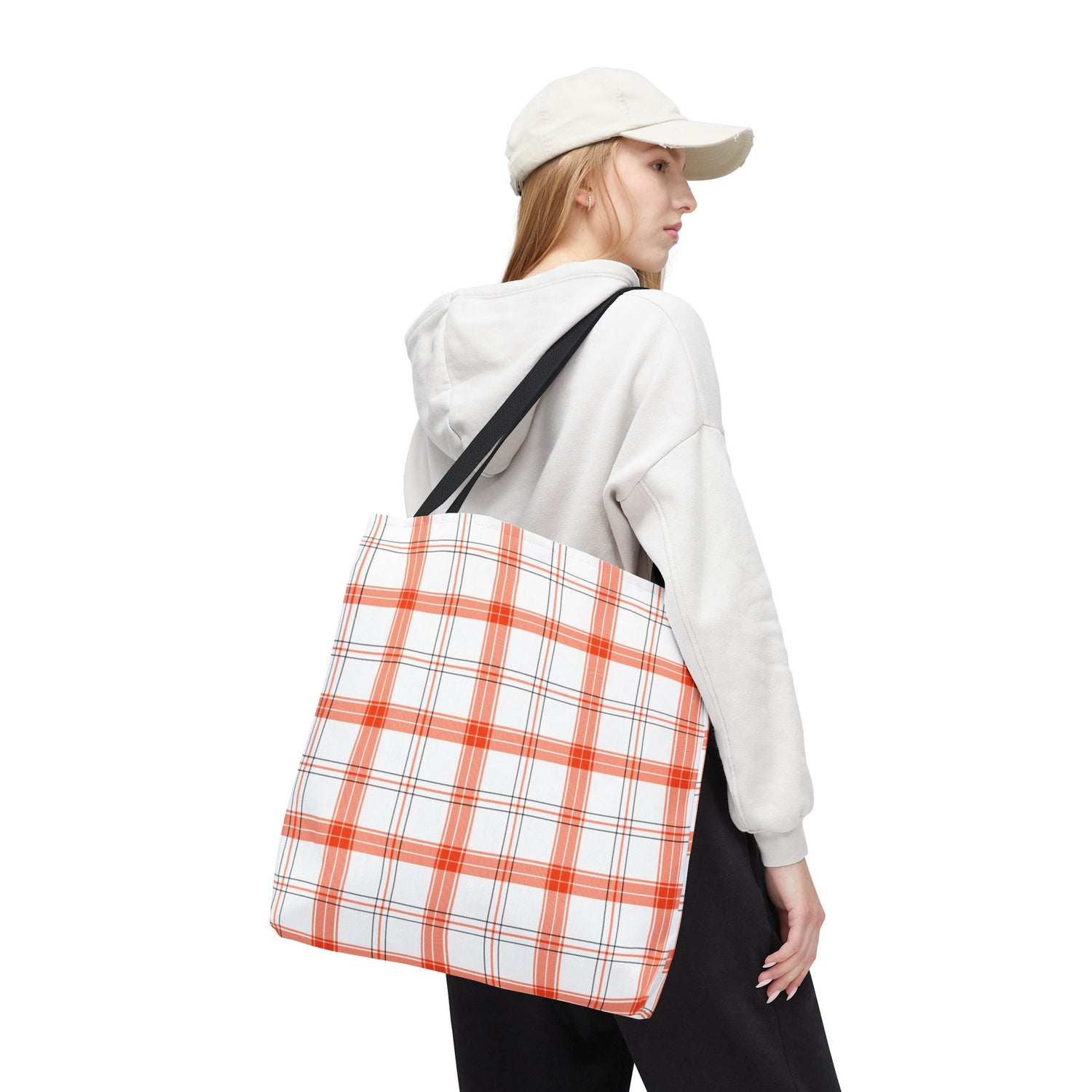 Fall Plaid Tote Bag