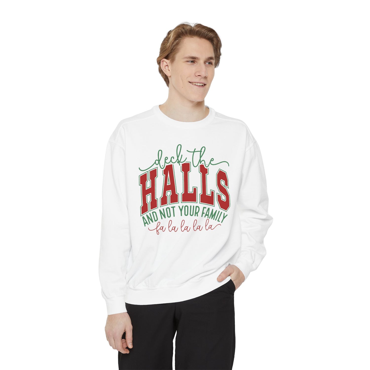 Premium Comfort Colors Deck the Halls Sweatshirt
