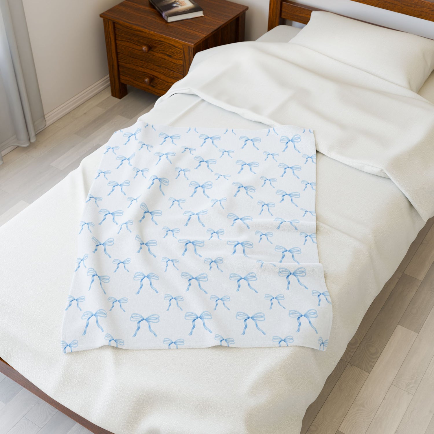 Cozy Velveteen Plush Blanket - Soft Touch Throw, Perfect for Home Decor, Snuggling, Gift for Birthdays, Holidays, and Baby Showers