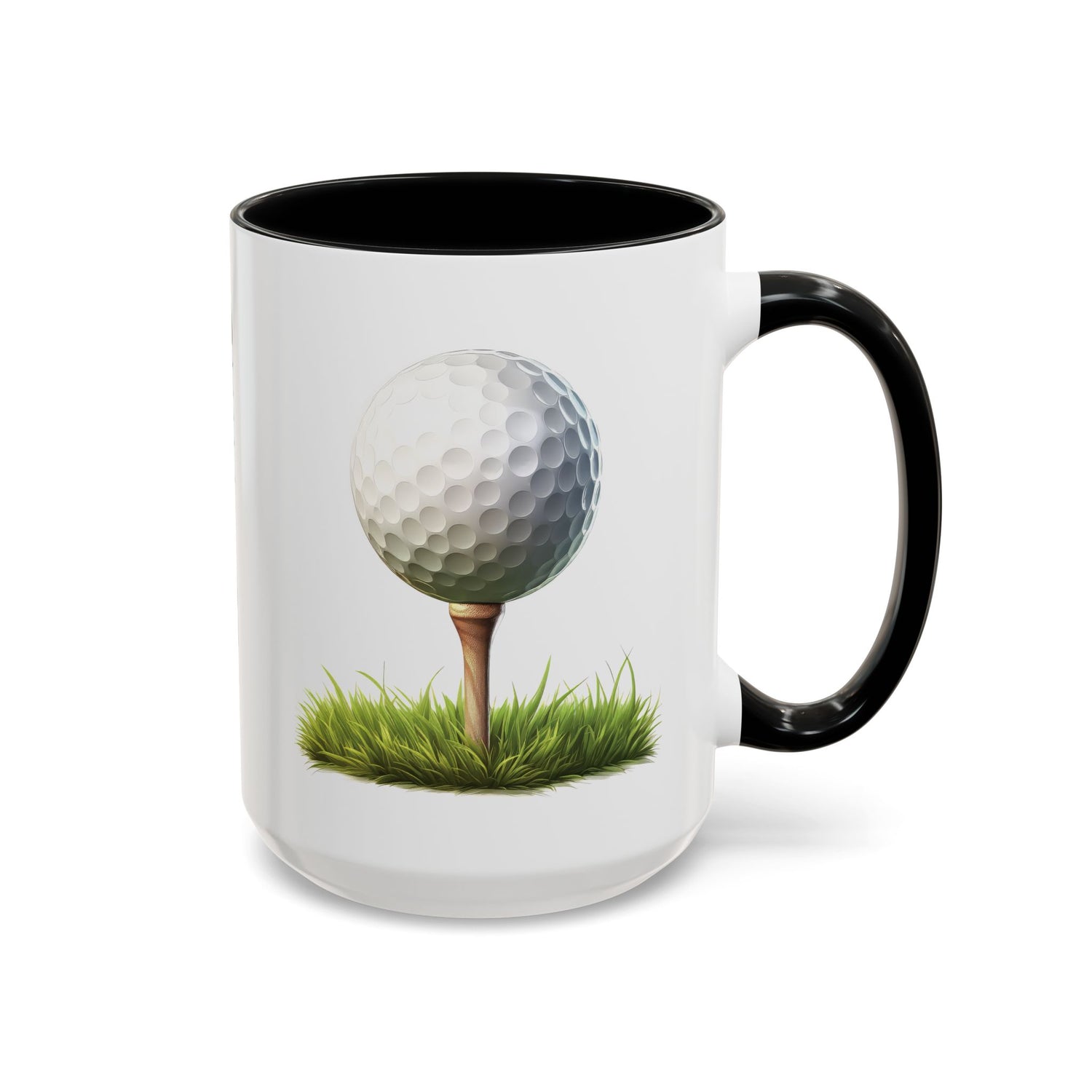 Golf Lover's Accent Coffee Mug - Perfect Gift for Golfers, Tee Time Enthusiasts, Sports Coffee Mug, Fun Golf Decor, Unique Golf Gifts