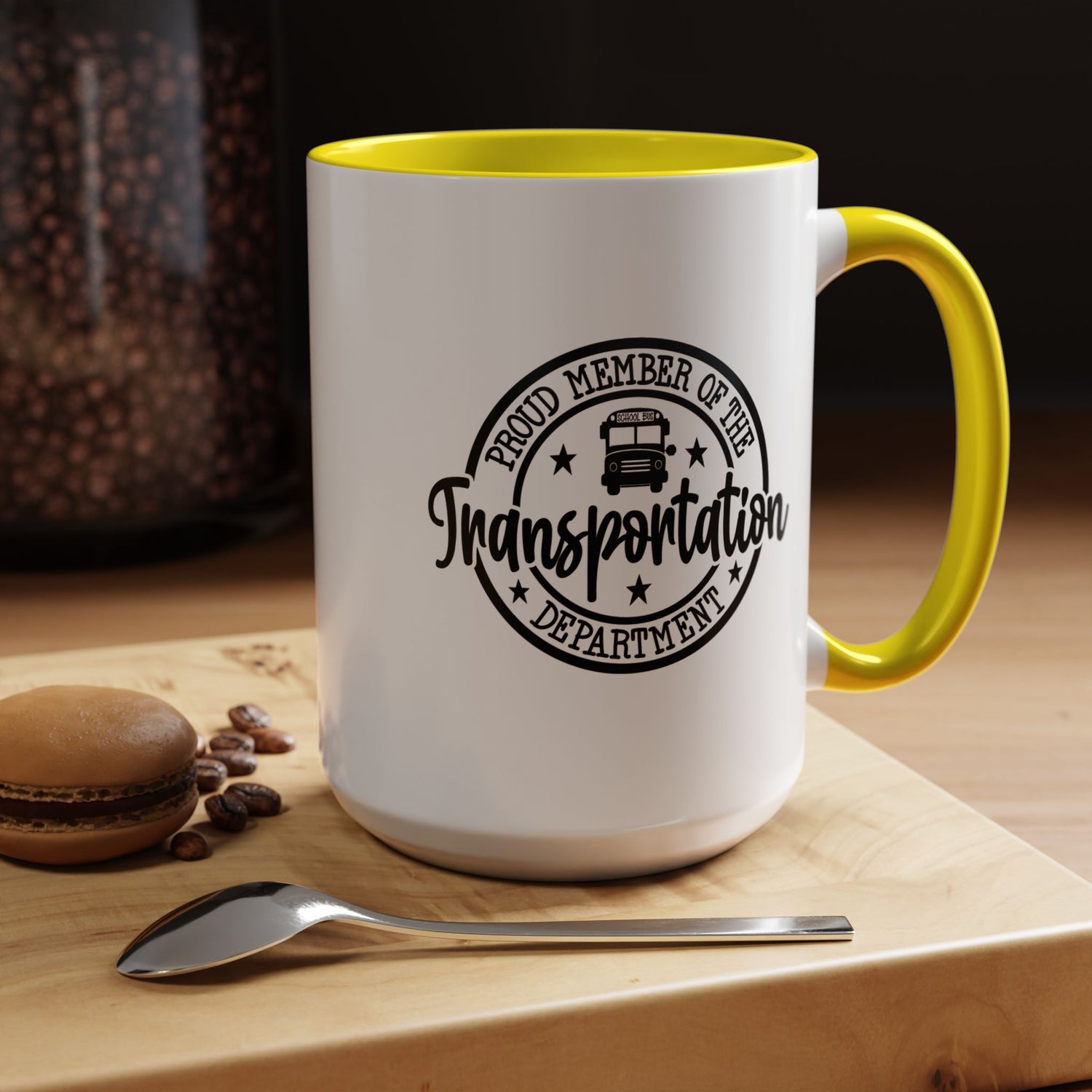 Transportation Department Coffee Mug, Proud Member Mug, Gift for Drivers, Transportation Lover Gift, Fun Coffee Cup, Tea and Coffee Mug