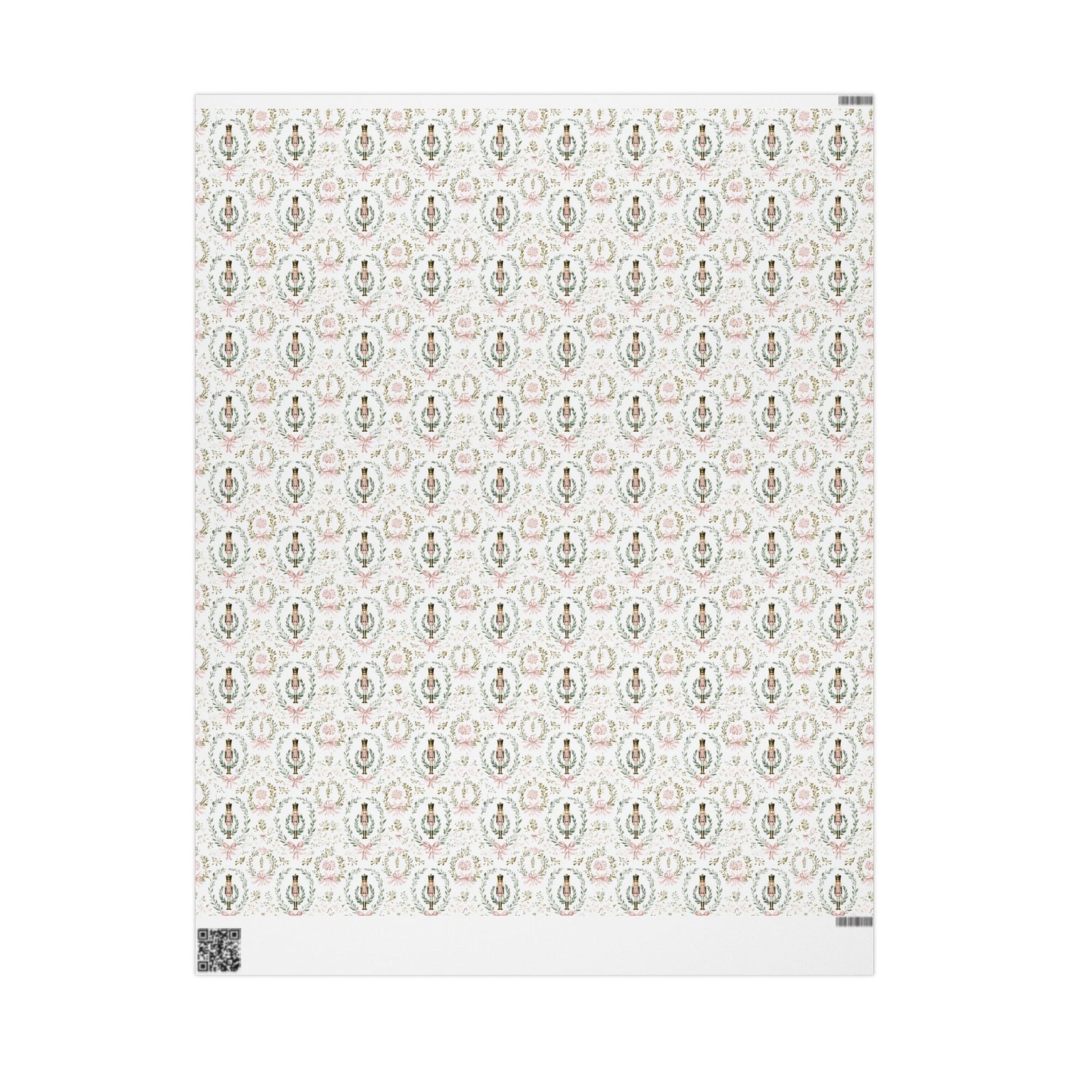 Patterned paper with small design on a white background