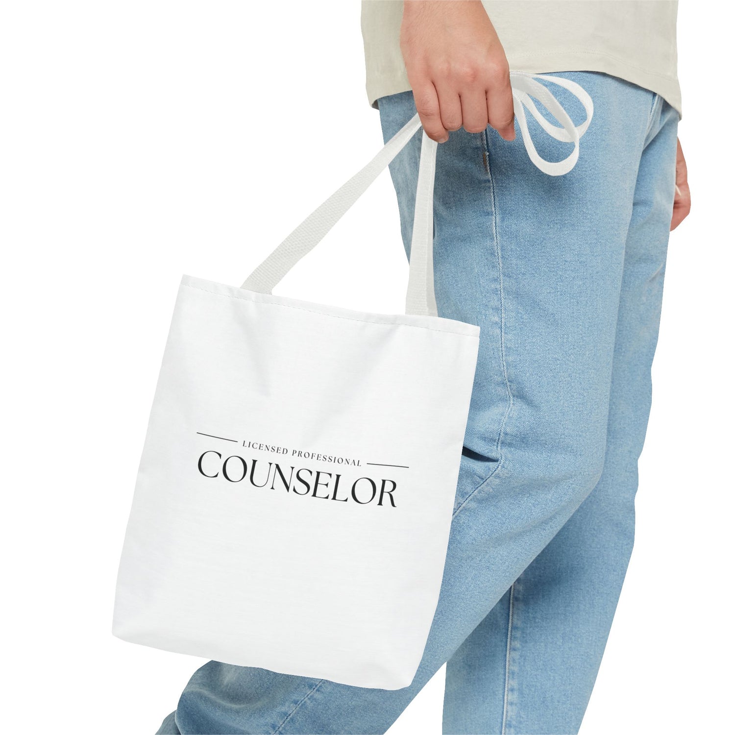 Licensed Counselor Tote Bag | Eco-Friendly Shopping Bag | Gift for Counselors, Therapist Tote, Daily Use Bag, Professional Accessory