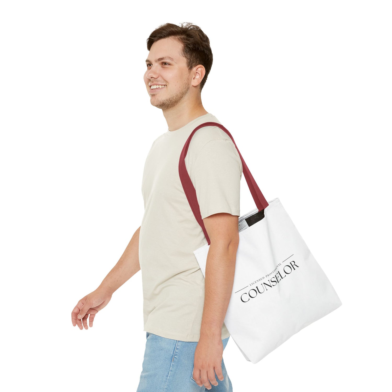 Licensed Counselor Tote Bag | Eco-Friendly Shopping Bag | Gift for Counselors, Therapist Tote, Daily Use Bag, Professional Accessory