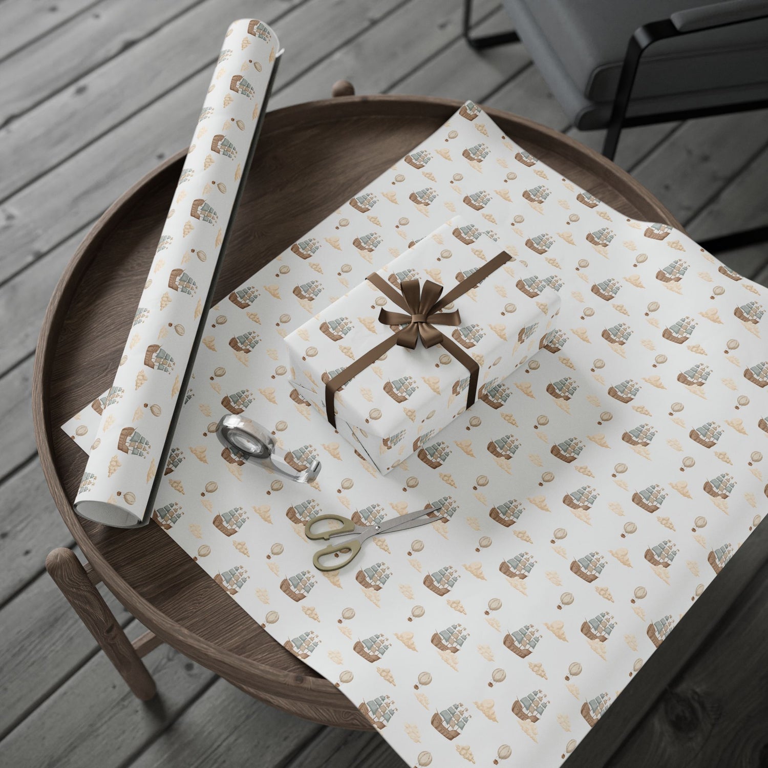 Premium Wrapping Paper- Pirate Ships