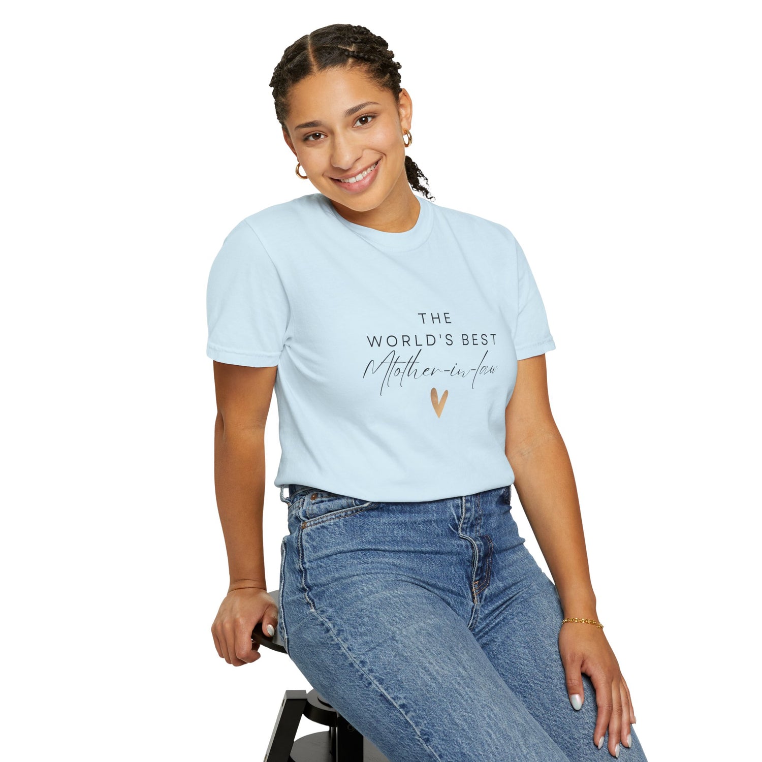 World's Best Mother Unisex Garment-Dyed T-Shirt | Perfect Gift for Mom, Mother's Day, Birthday, Family Reunion, Casual Wear