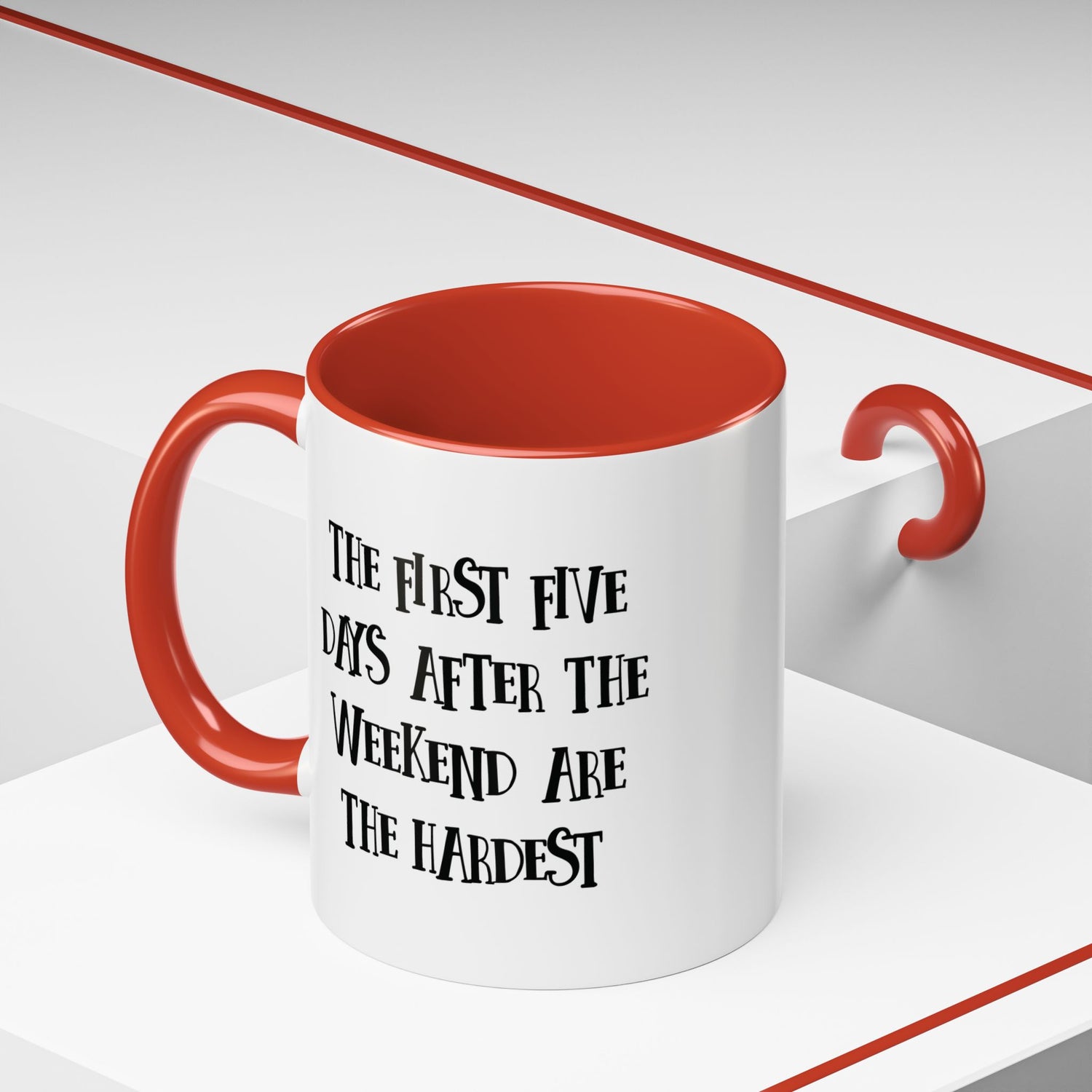 Motivational Coffee Mug, Cute Coffee Cup, Office Humor Mug, Gift for Her, Inspirational Tea Mug, Weekend Recovery Cup