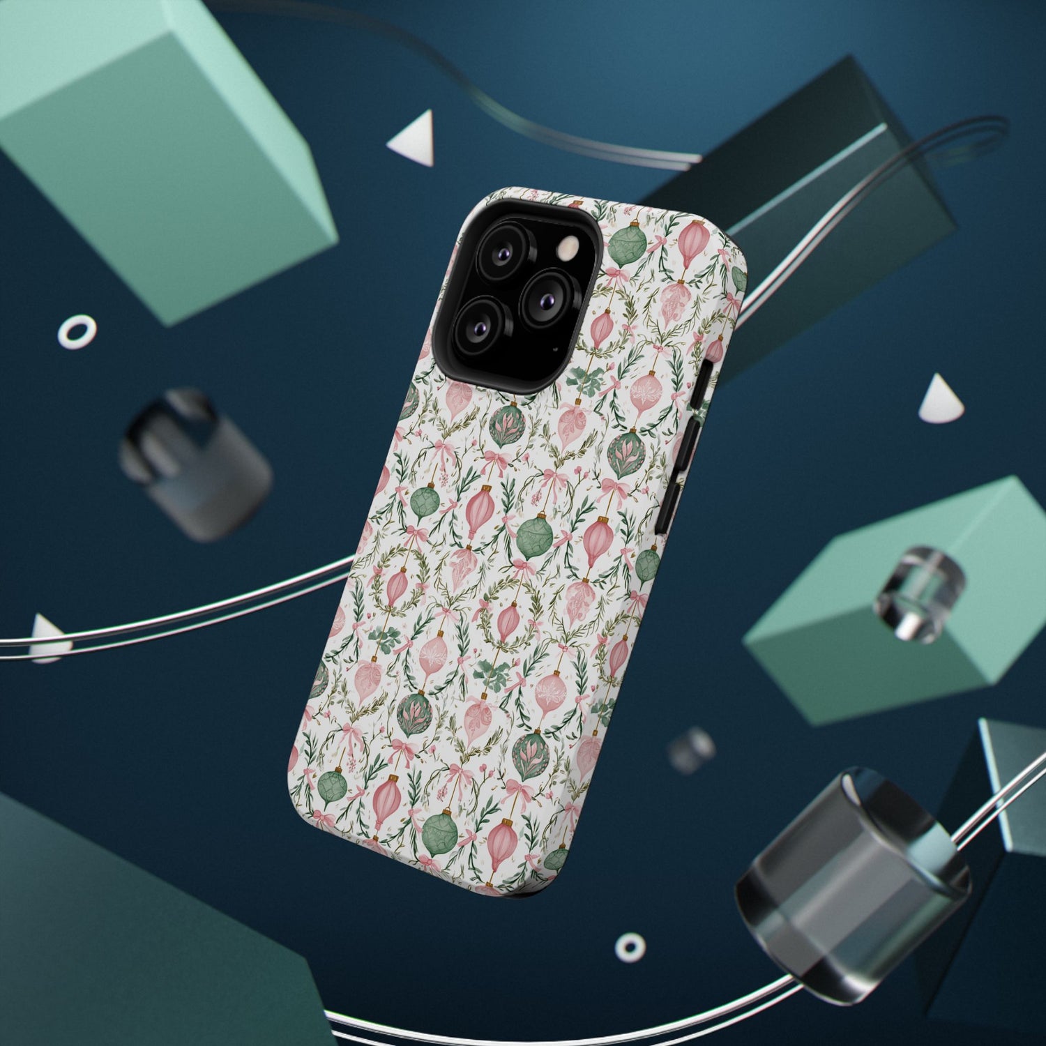 Holiday Ornaments Impact-Resistant Phone Case, iPhone, Samsung