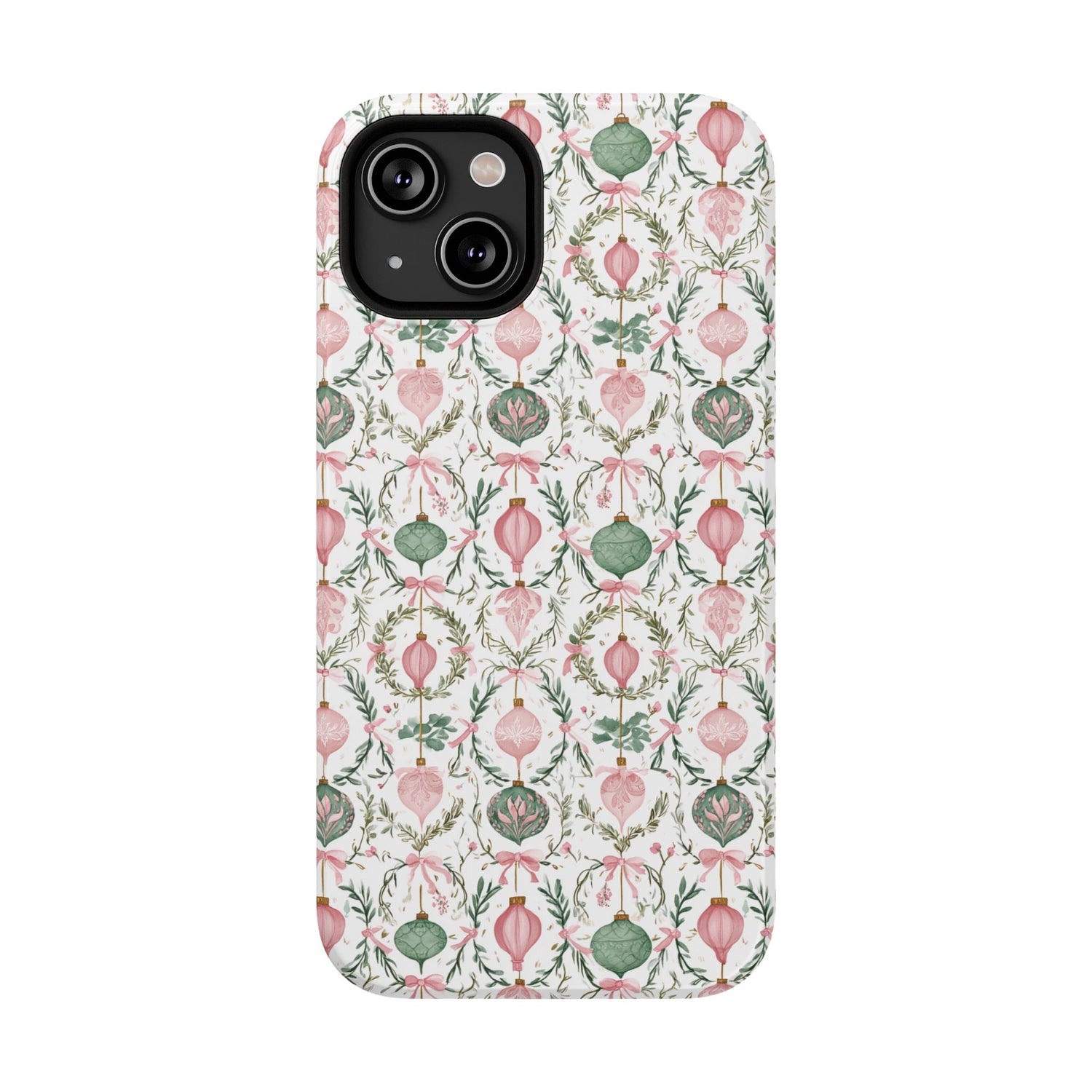 Holiday Ornaments Impact-Resistant Phone Case, iPhone, Samsung