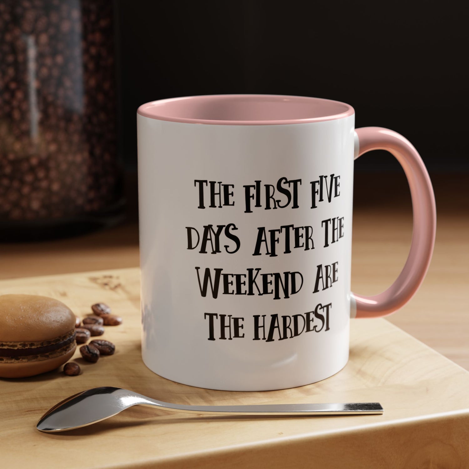 Motivational Coffee Mug, Cute Coffee Cup, Office Humor Mug, Gift for Her, Inspirational Tea Mug, Weekend Recovery Cup