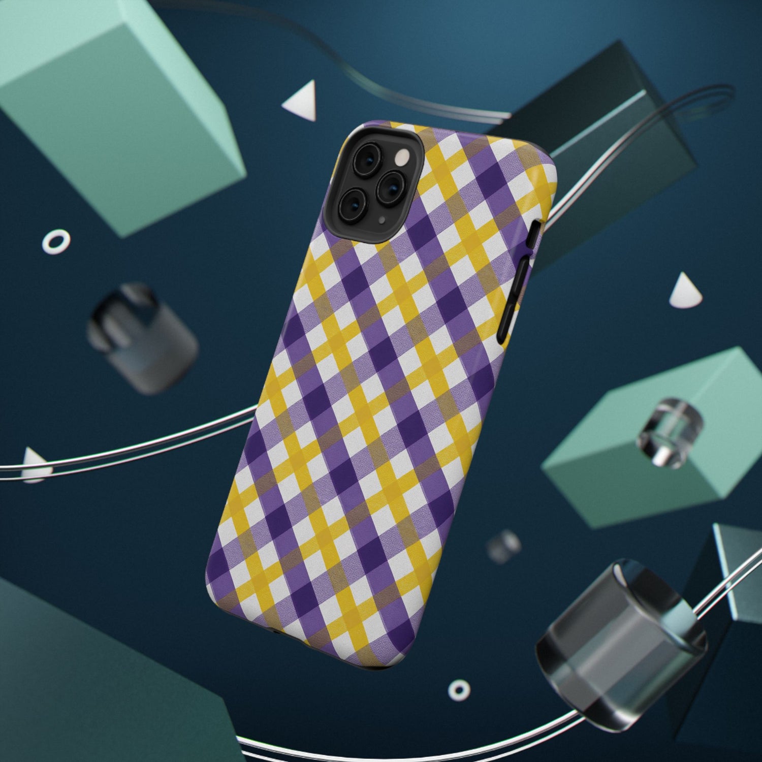 Phone Case | Impact-Resistant Louisiana Plaid