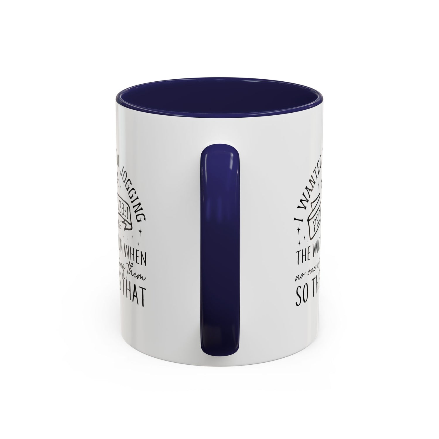 Inspirational Coffee Mug for Christian Joggers, Proverbs 28:1 Quote Mug, Funny Workout Gift, Motivational Drinkware, Exercise Humor