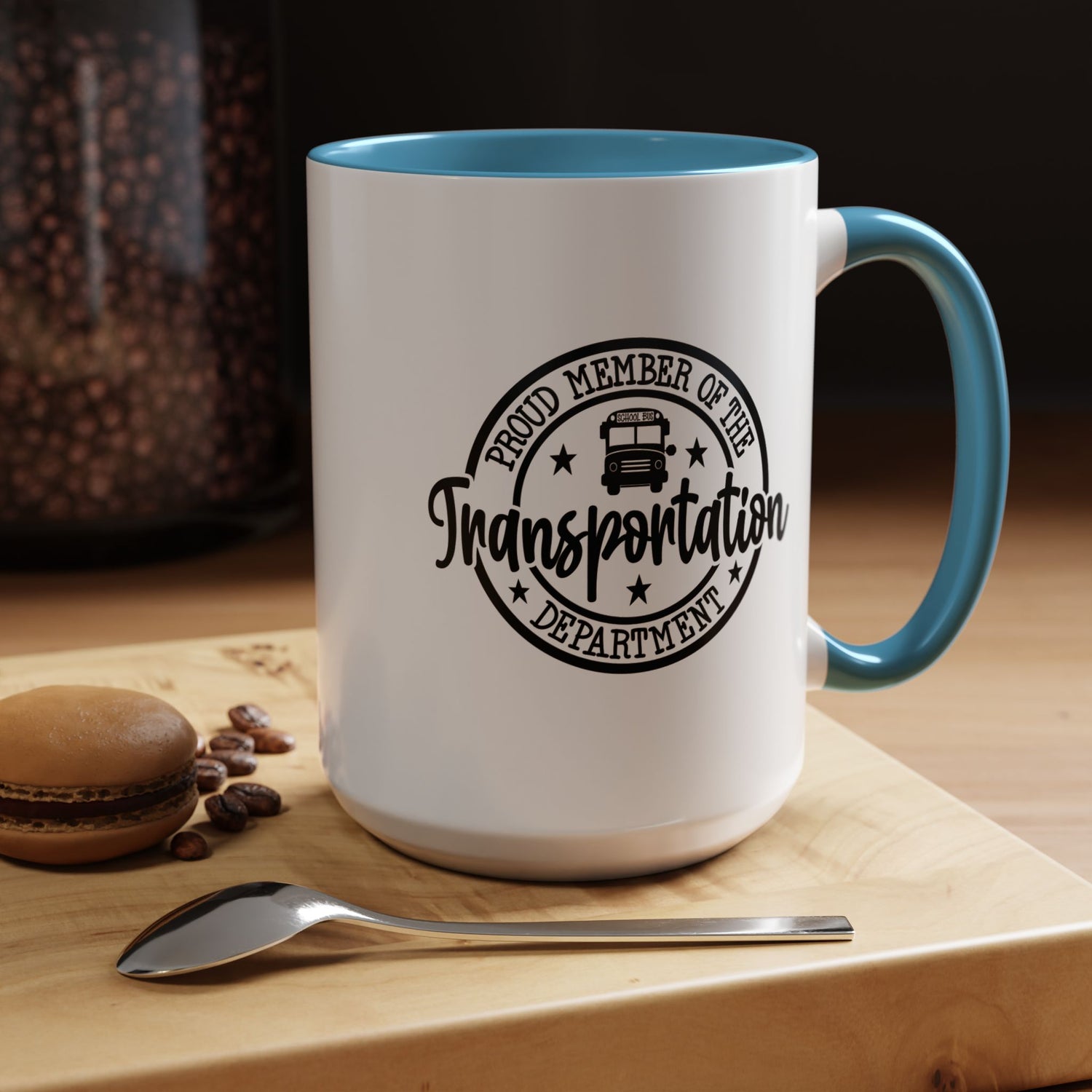 Transportation Department Coffee Mug, Proud Member Mug, Gift for Drivers, Transportation Lover Gift, Fun Coffee Cup, Tea and Coffee Mug