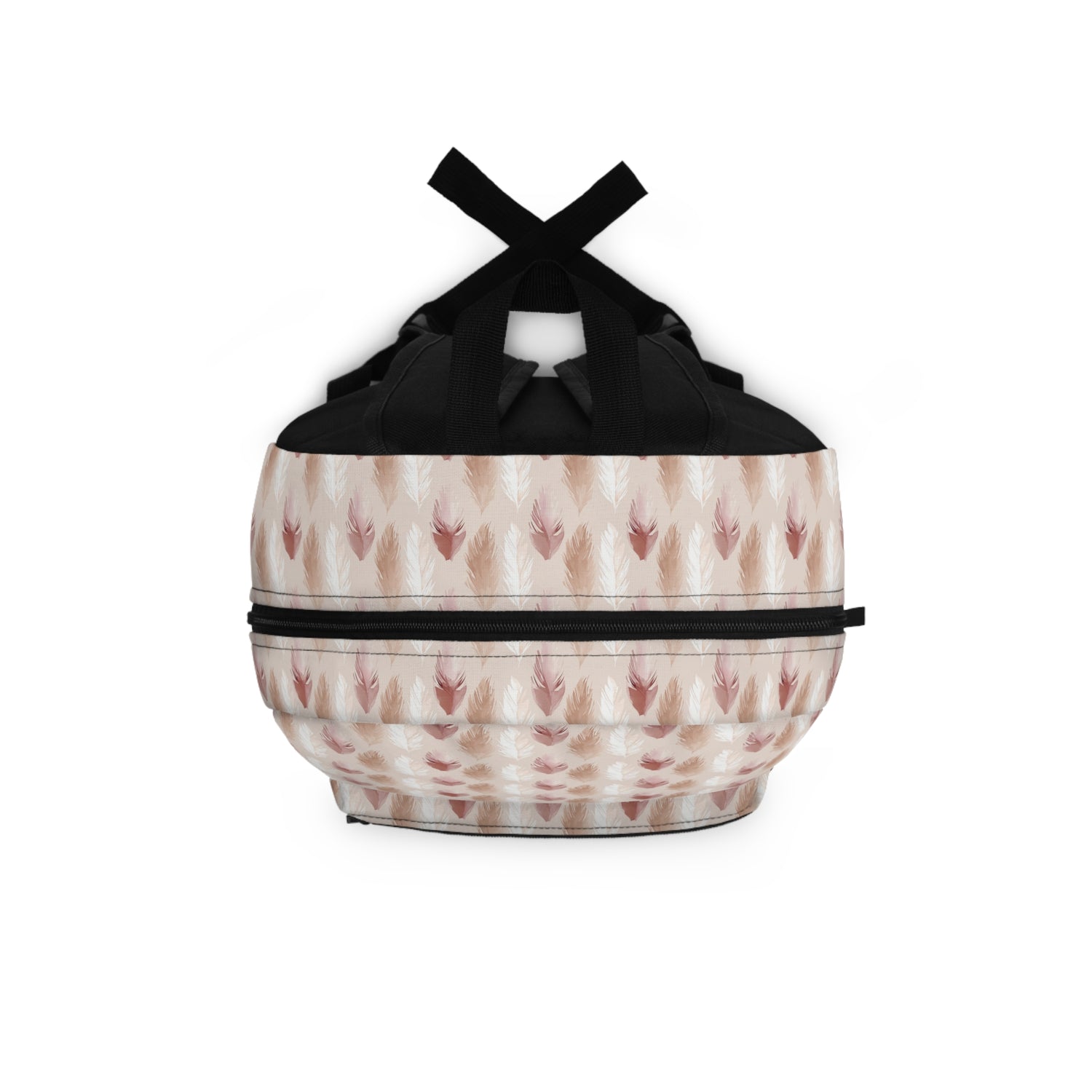 Backpack- Pink Boho Feathers