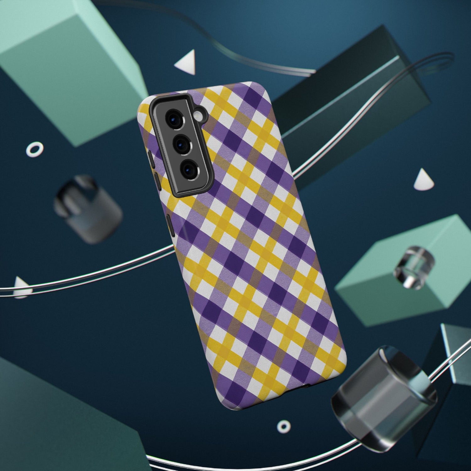 Phone Case | Impact-Resistant Louisiana Plaid
