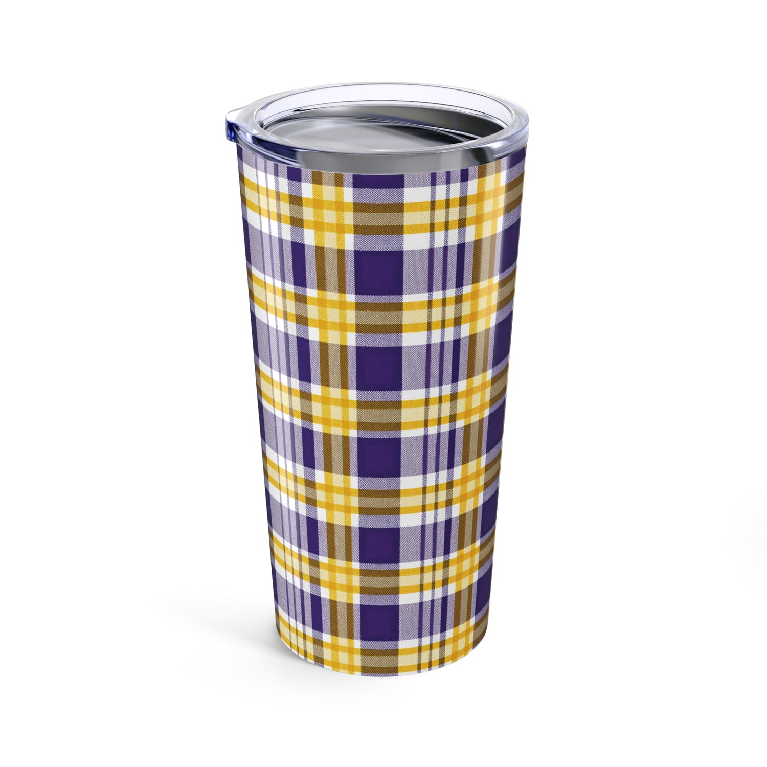 Louisiana Plaid Tumbler 20oz , Stainless