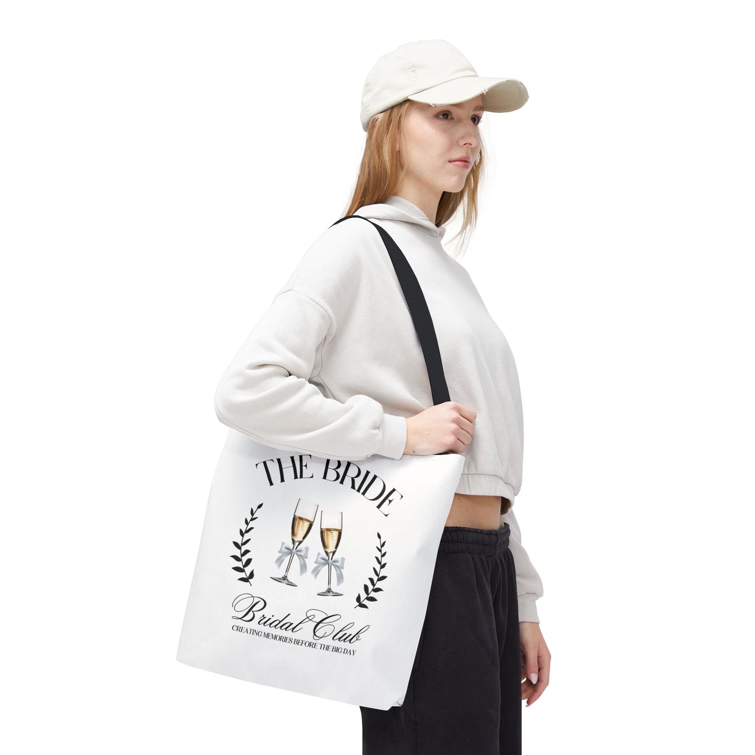 Bridal Club Tote Bag, Wedding Tote, Bride's Party Bag, Bridal Shower Gift, Hen Do Accessory