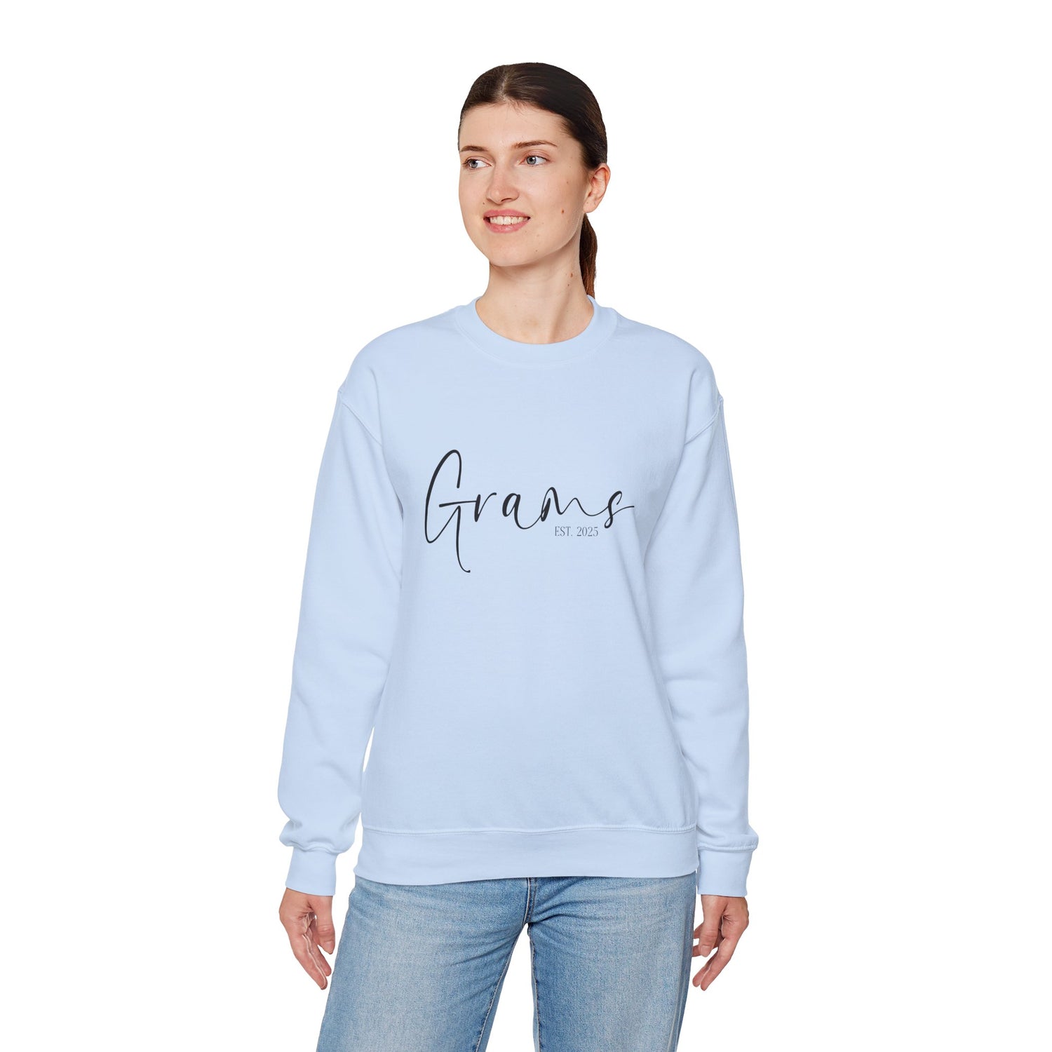Grams Crewneck Sweatshirt | Cozy Gift for Grandma | Perfect for Birthdays, Mother's Day, Family Gatherings, or Casual Wear