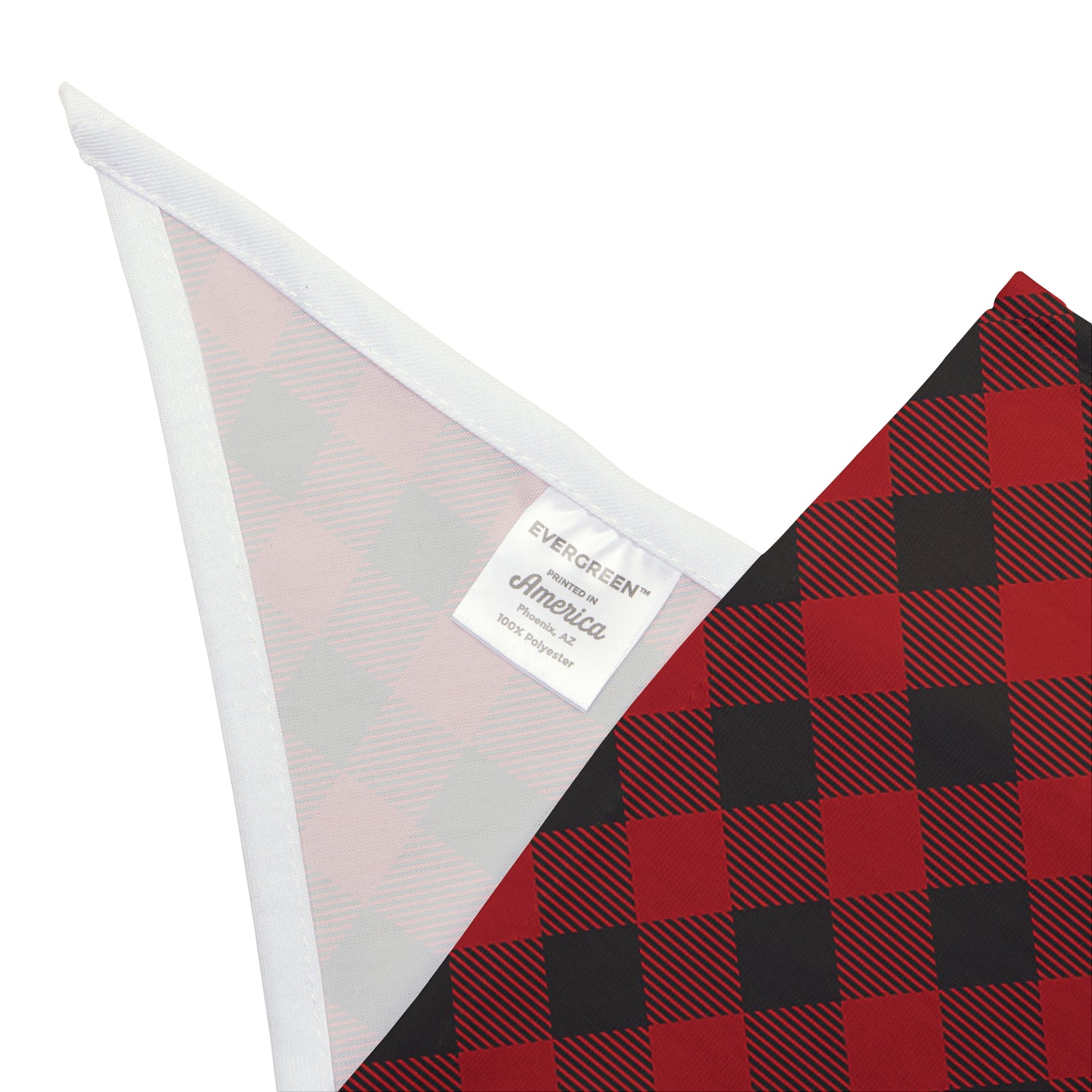 Pet Bandana - Buffalo Plaid Stylish Dog Scarf for Holiday Accessories and Pet Fashion