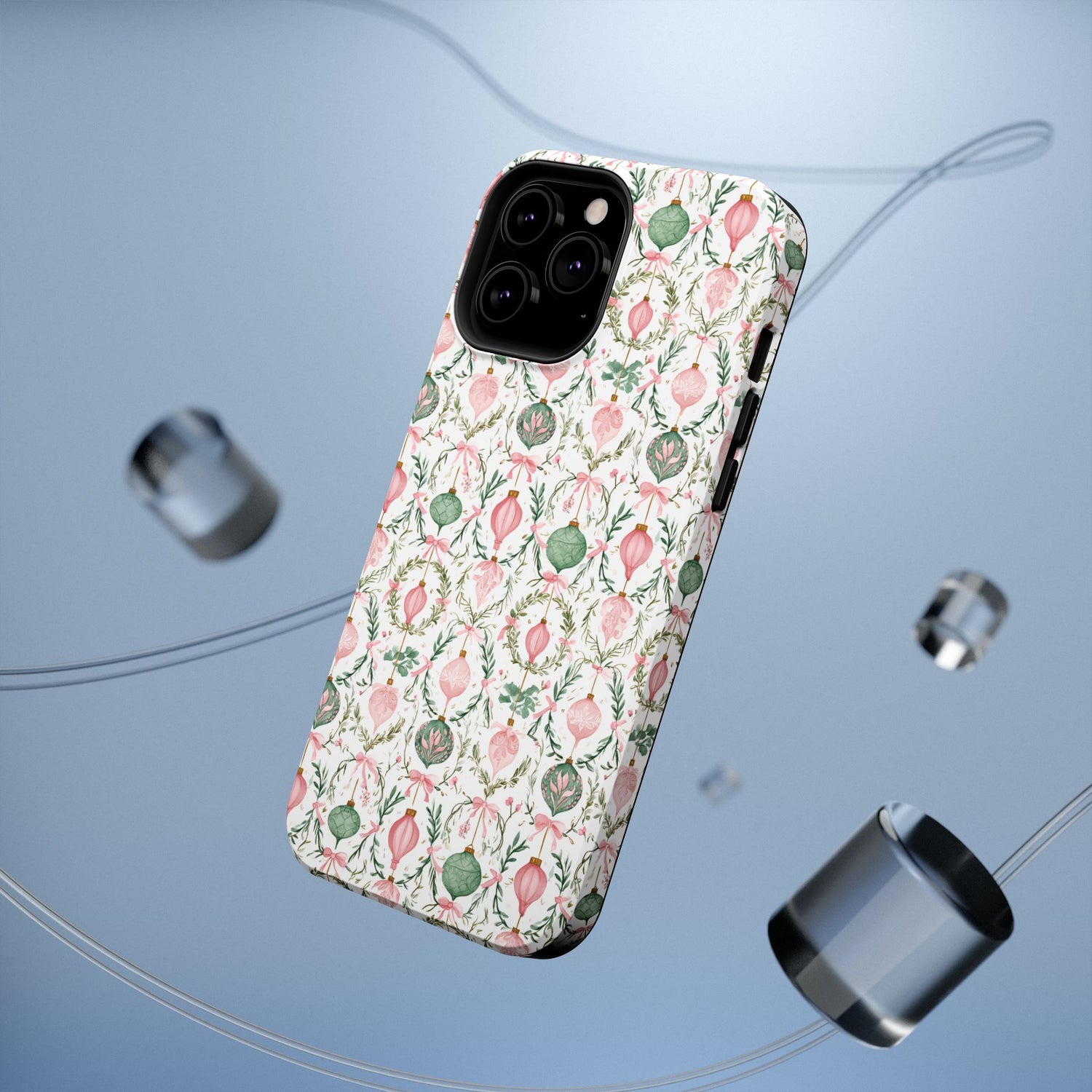 Holiday Ornaments Impact-Resistant Phone Case, iPhone, Samsung