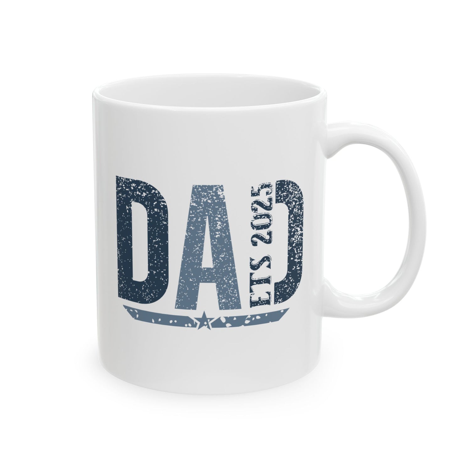 Dad Ceramic Mug, Coffee Cup Gift for Dad, Father's Day Present, Home Office Decor, Family Gift Idea