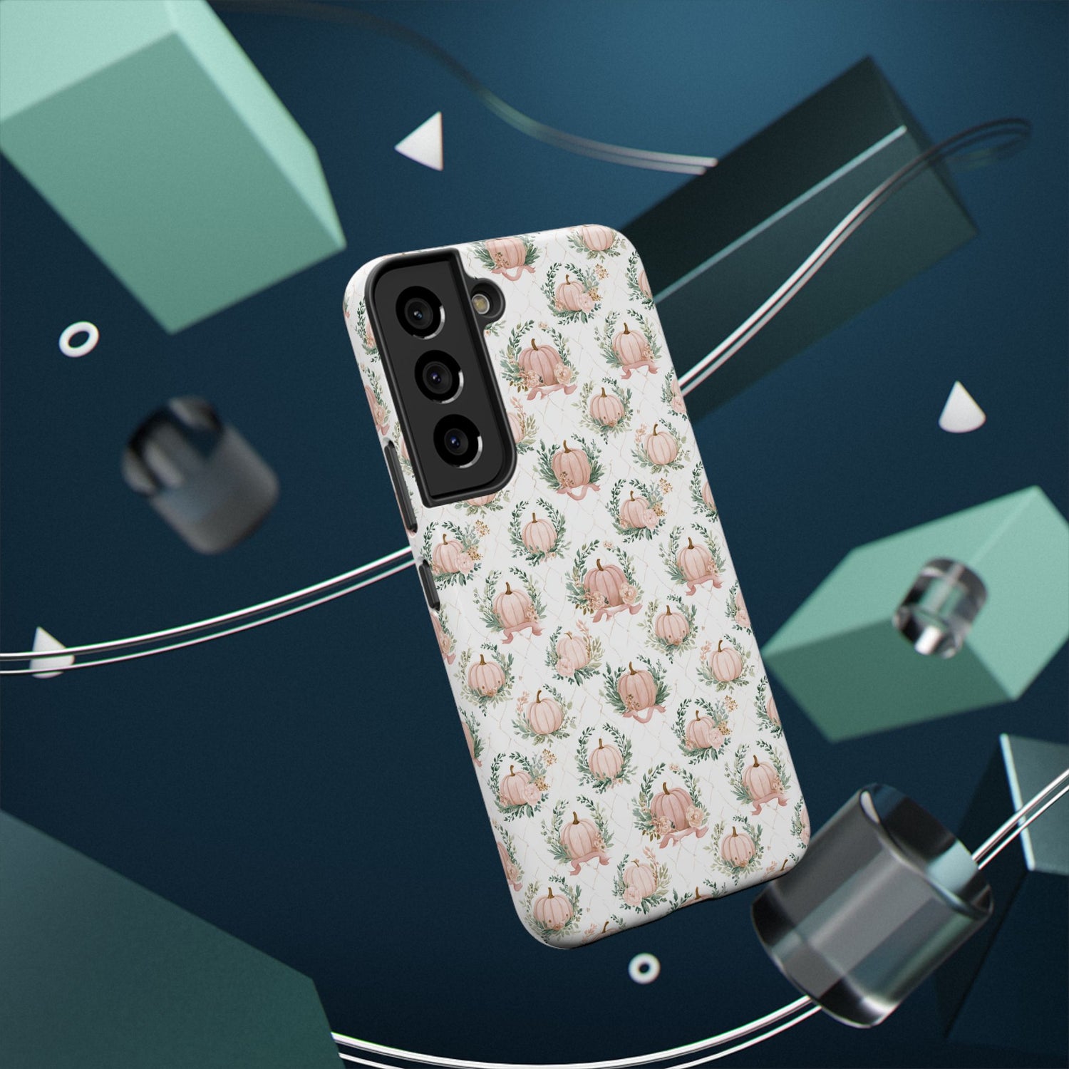 Elegant Pumpkin Impact-Resistant Phone Case, iPhone, Samsung