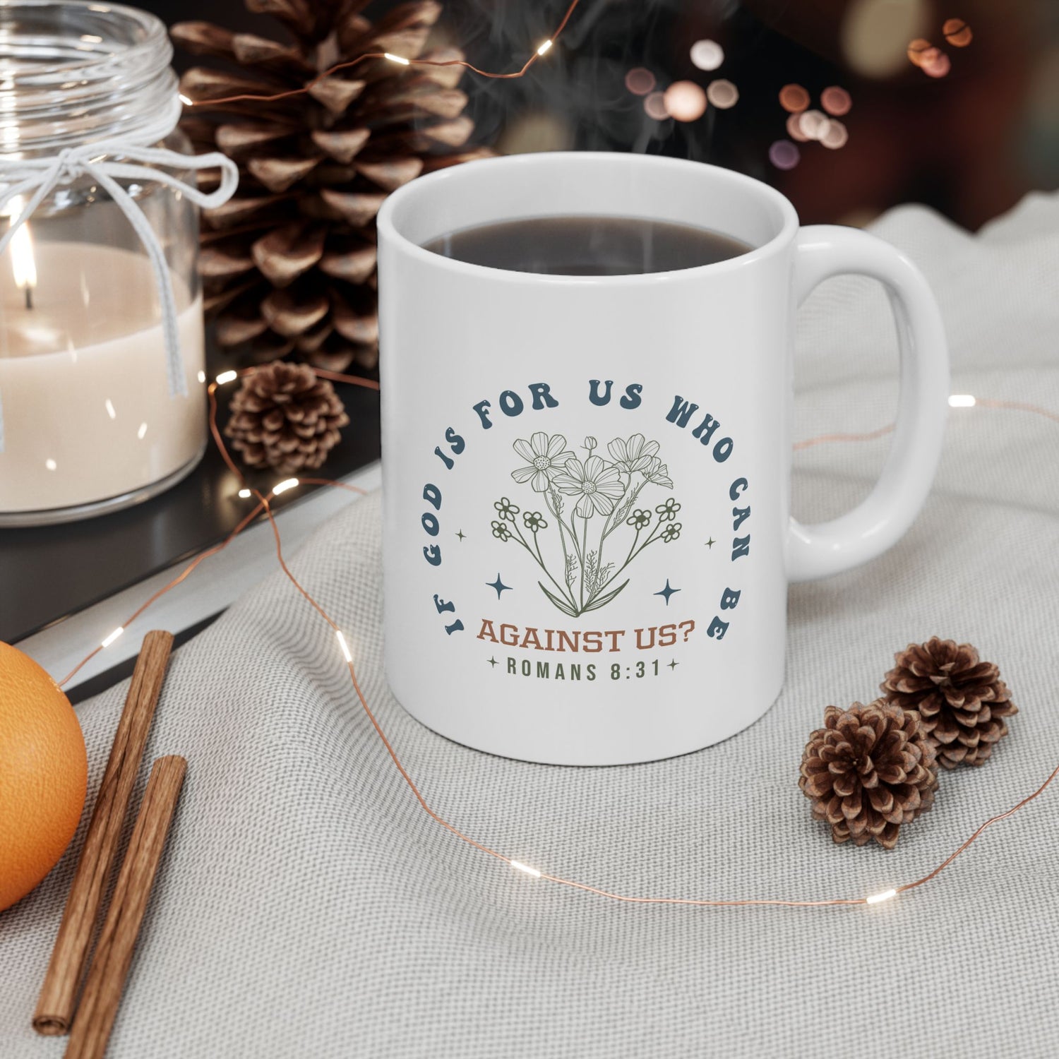 Christian Mug: Romans 8:31