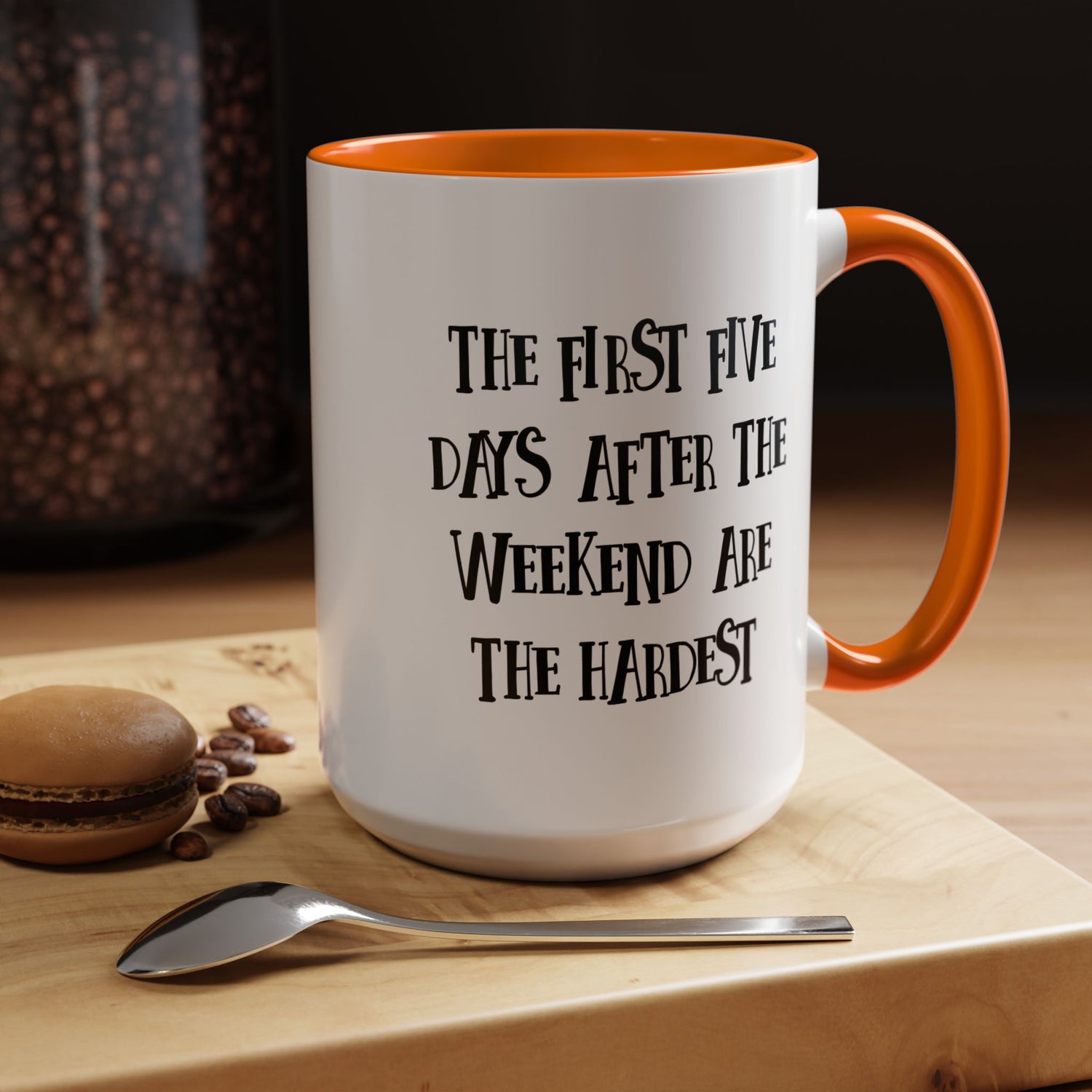 Motivational Coffee Mug, Cute Coffee Cup, Office Humor Mug, Gift for Her, Inspirational Tea Mug, Weekend Recovery Cup