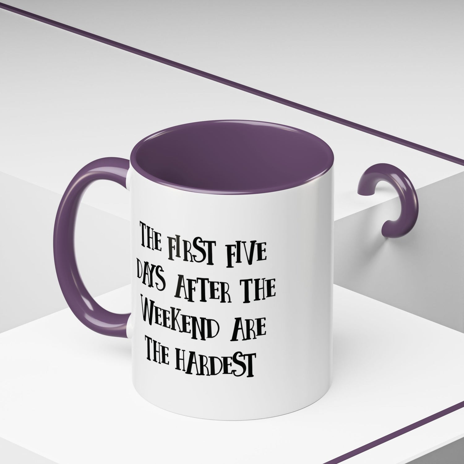 Motivational Coffee Mug, Cute Coffee Cup, Office Humor Mug, Gift for Her, Inspirational Tea Mug, Weekend Recovery Cup