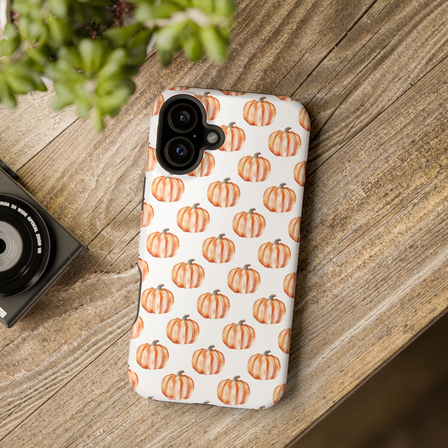 Watercolor Pumpkins Impact-Resistant Case, iPhone, Samsung