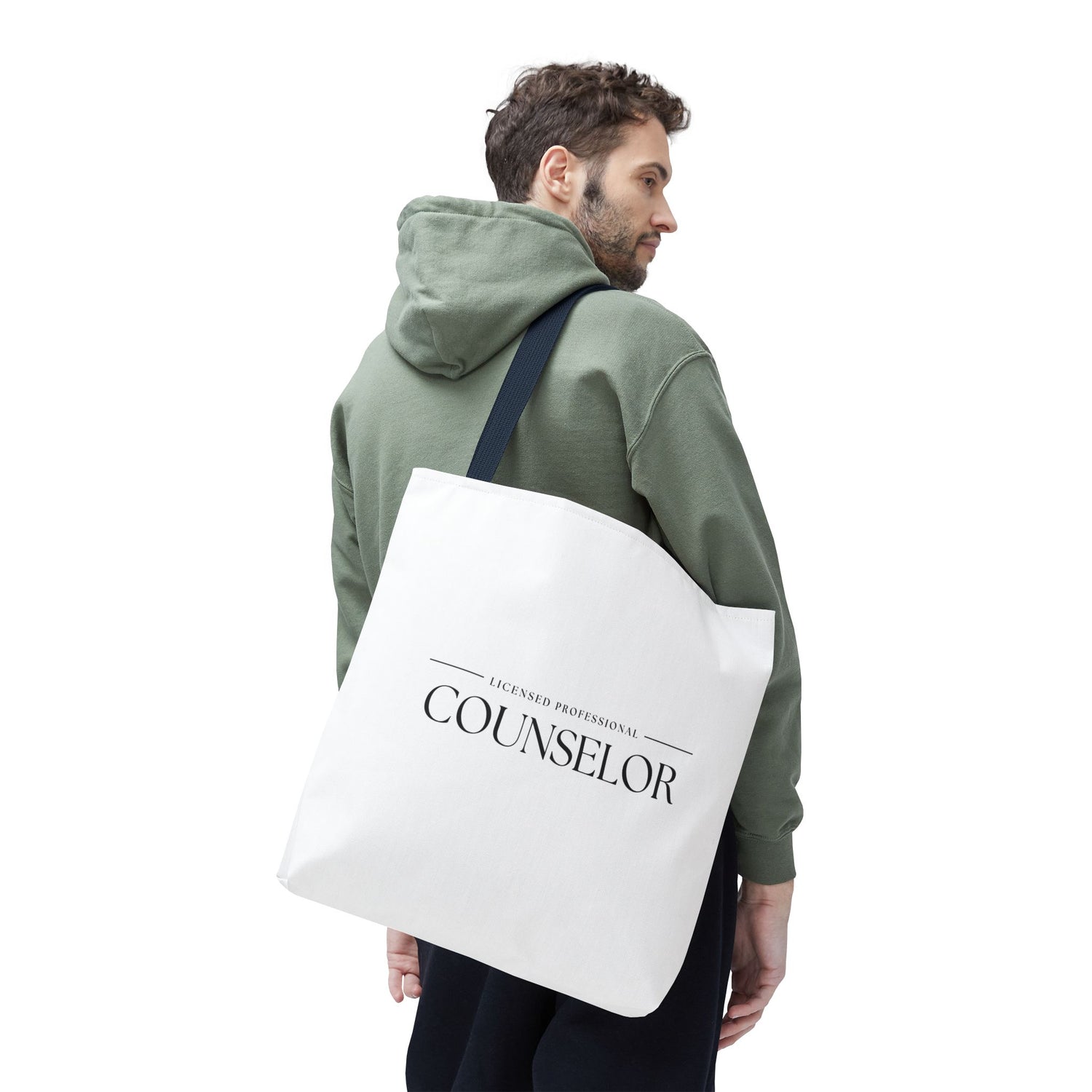 Licensed Counselor Tote Bag | Eco-Friendly Shopping Bag | Gift for Counselors, Therapist Tote, Daily Use Bag, Professional Accessory
