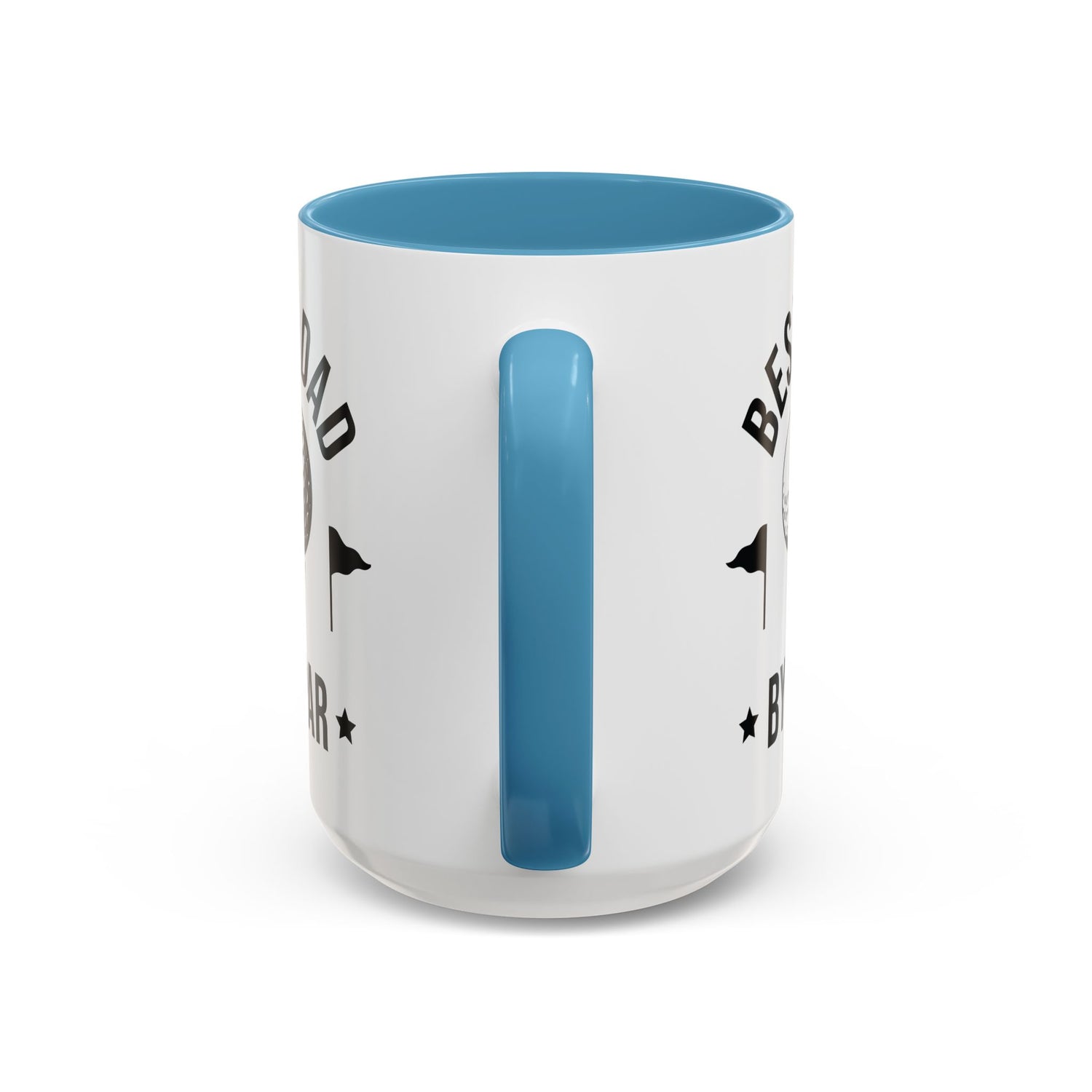 Dad Mug/Father's Day/Golfer/Gifts for him/Funny Mug/Accent Coffee Mug (11, 15oz) "Best Dad By Par"