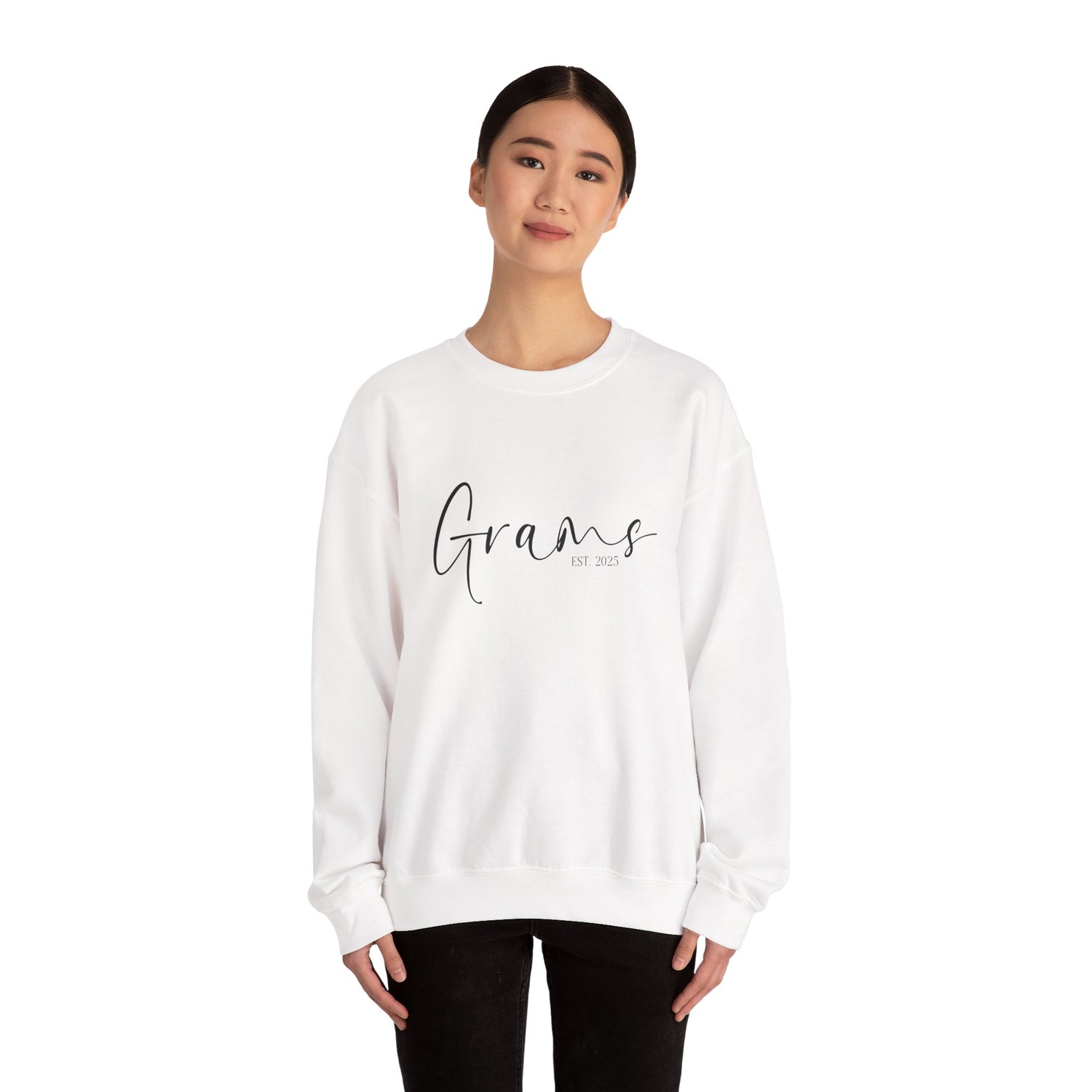 Grams Crewneck Sweatshirt | Cozy Gift for Grandma | Perfect for Birthdays, Mother's Day, Family Gatherings, or Casual Wear