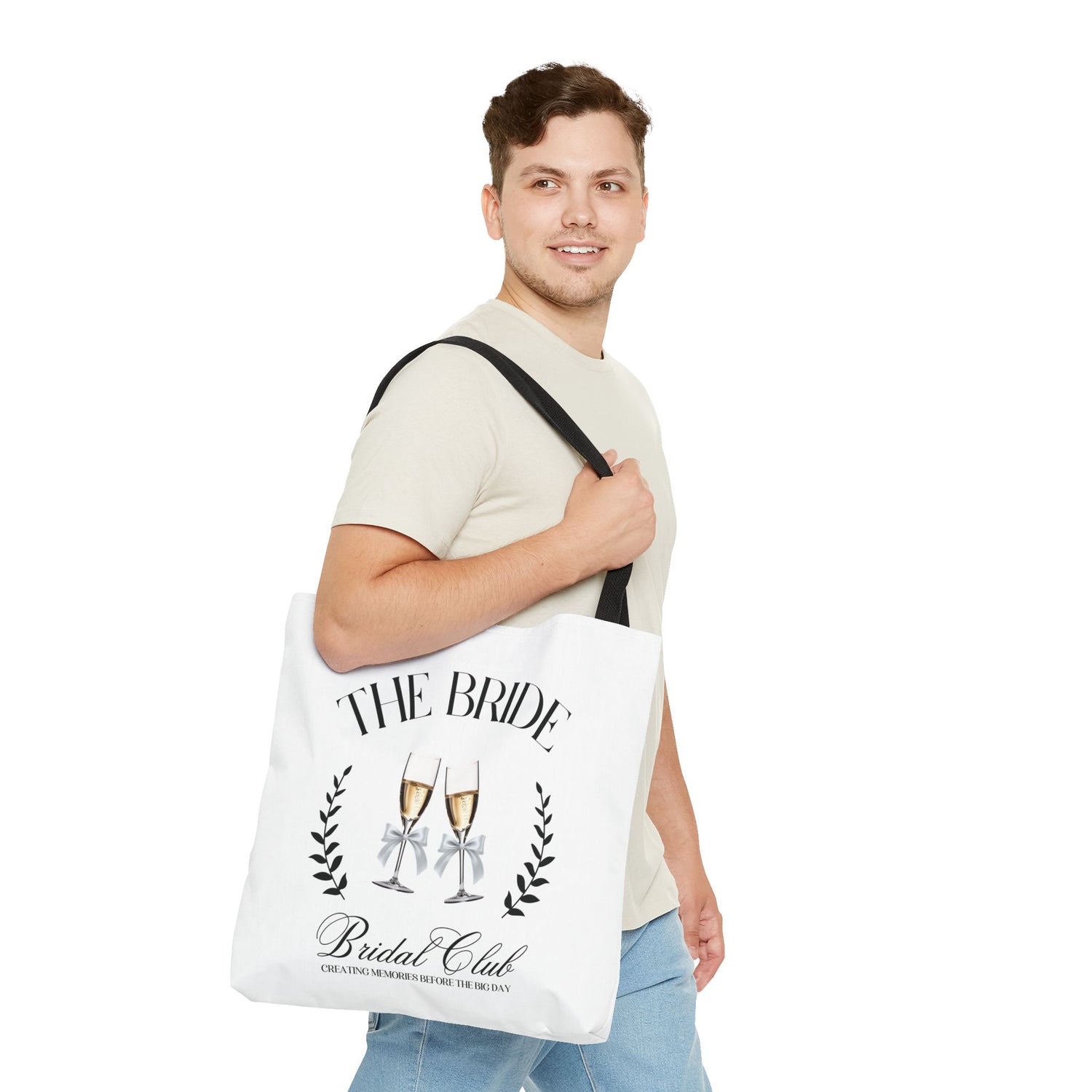 Bridal Club Tote Bag, Wedding Tote, Bride's Party Bag, Bridal Shower Gift, Hen Do Accessory