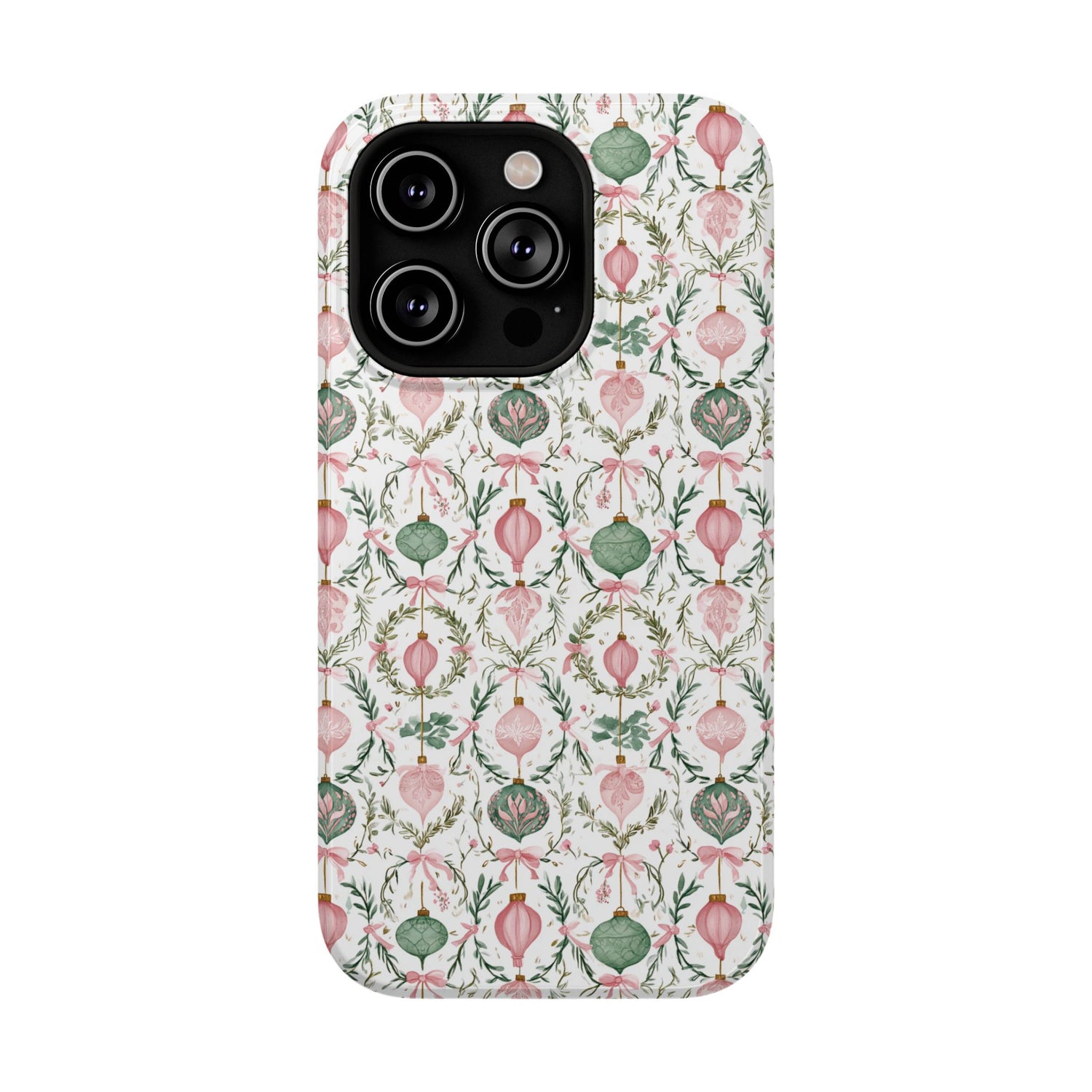 Holiday Ornaments Impact-Resistant Phone Case, iPhone, Samsung