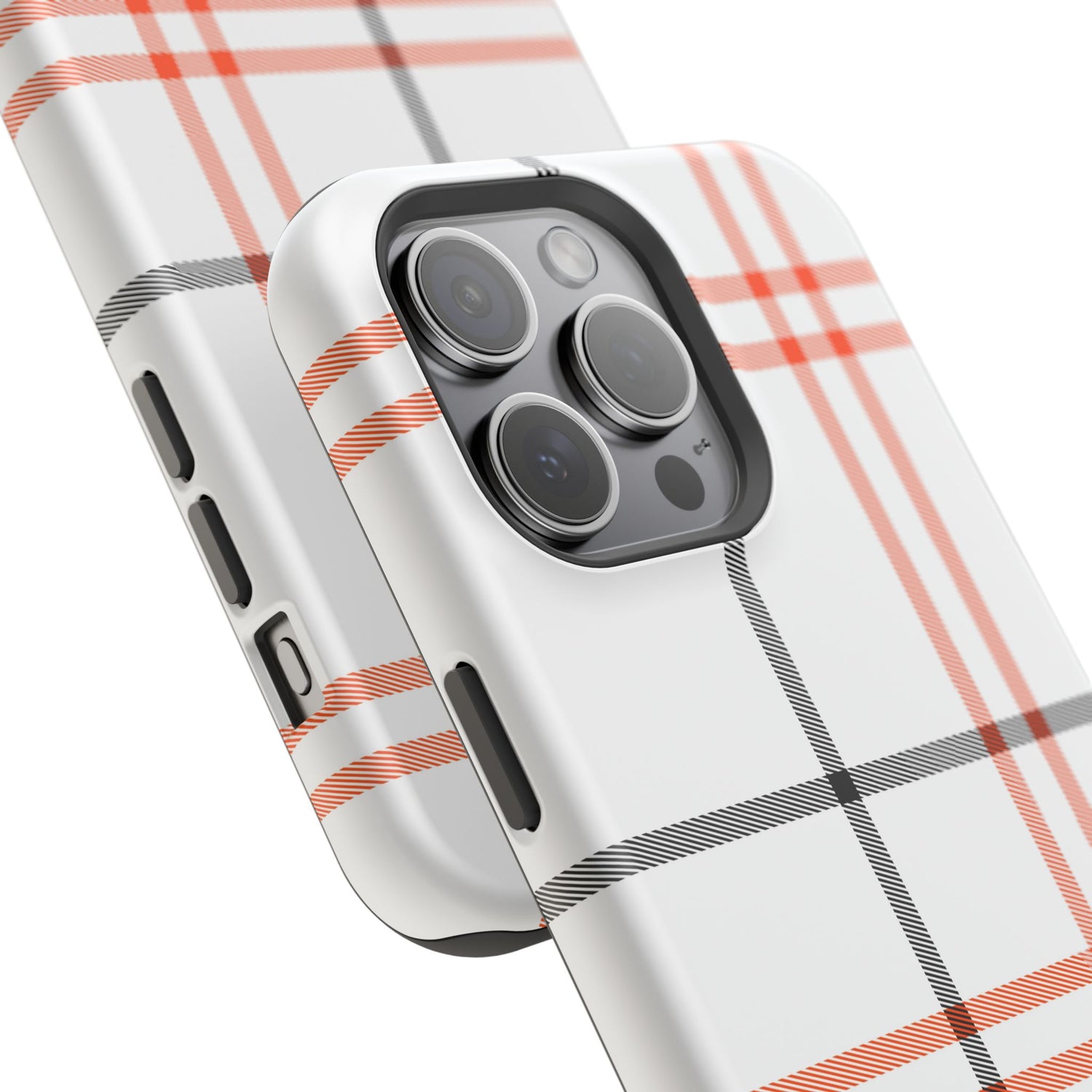 Fall Tartan Plaid  Impact-Resistant Phone Case