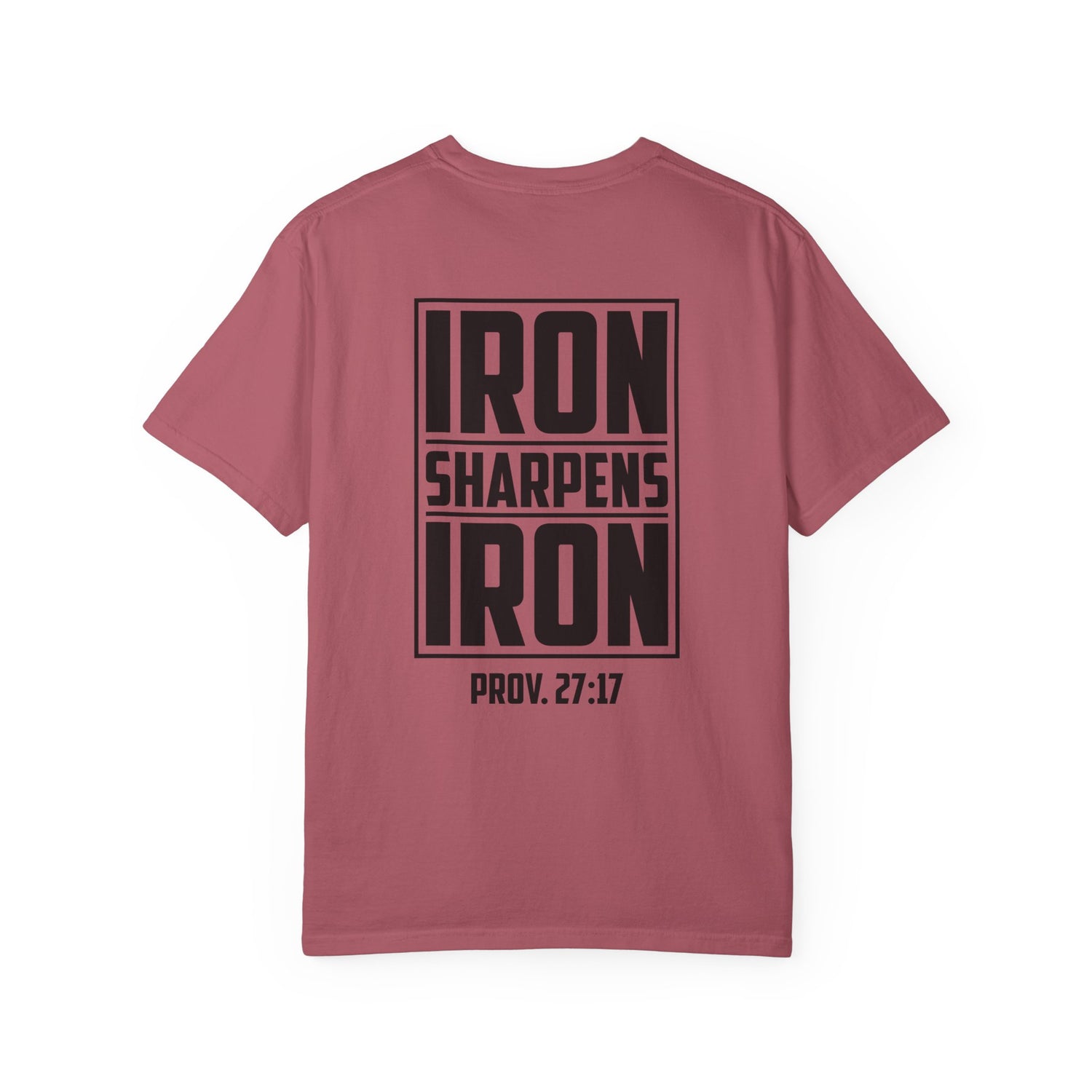 Inspirational Unisex T-Shirt, Motivational Tee for Everyday Wear, Iron Sharpens Iron, Christian Gift, Casual Fashion