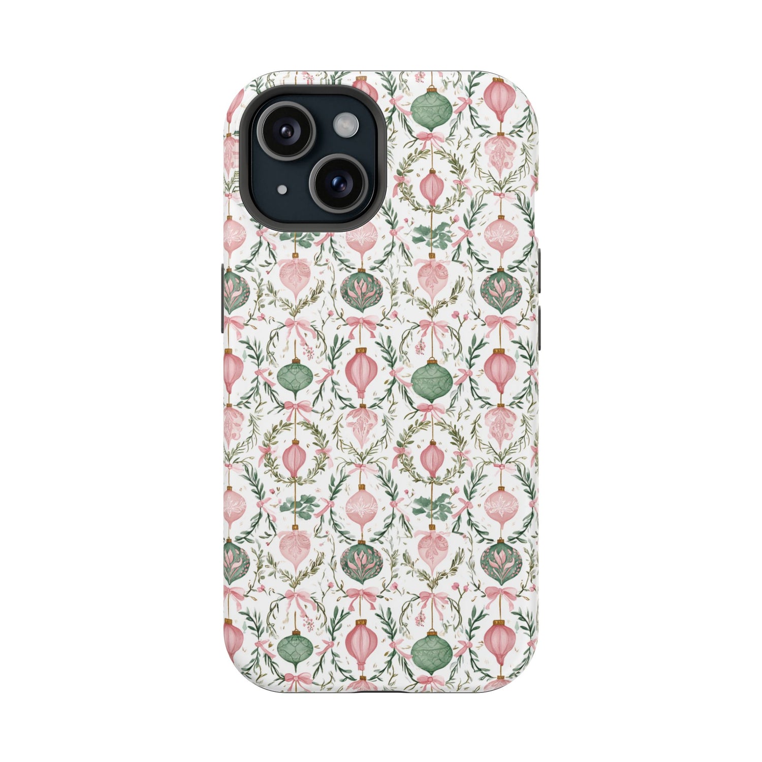 Holiday Ornaments Impact-Resistant Phone Case, iPhone, Samsung