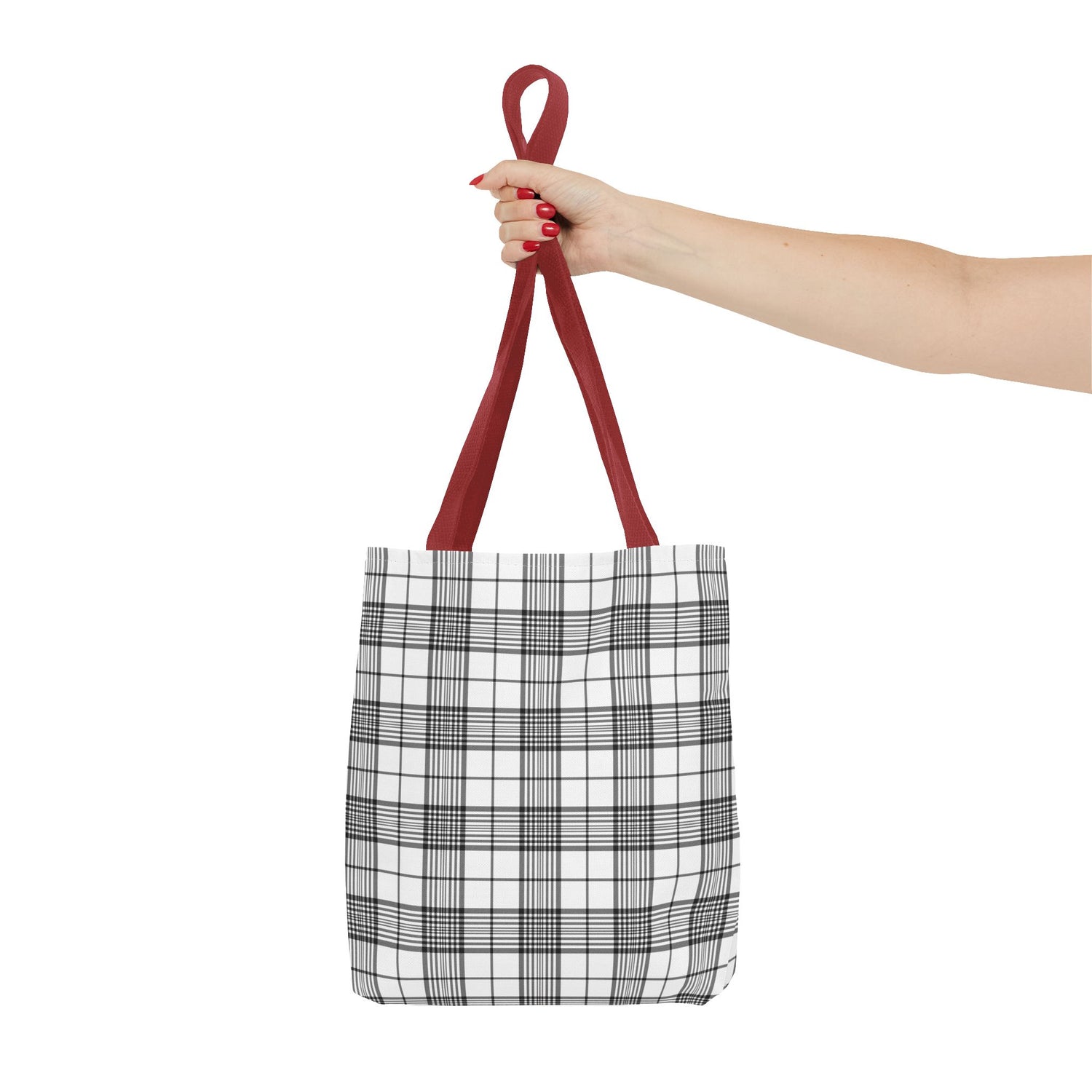 Farmhouse Plaid Tote Bag