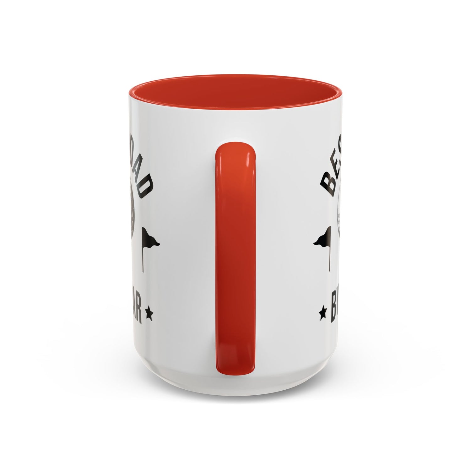 Dad Mug/Father's Day/Golfer/Gifts for him/Funny Mug/Accent Coffee Mug (11, 15oz) "Best Dad By Par"