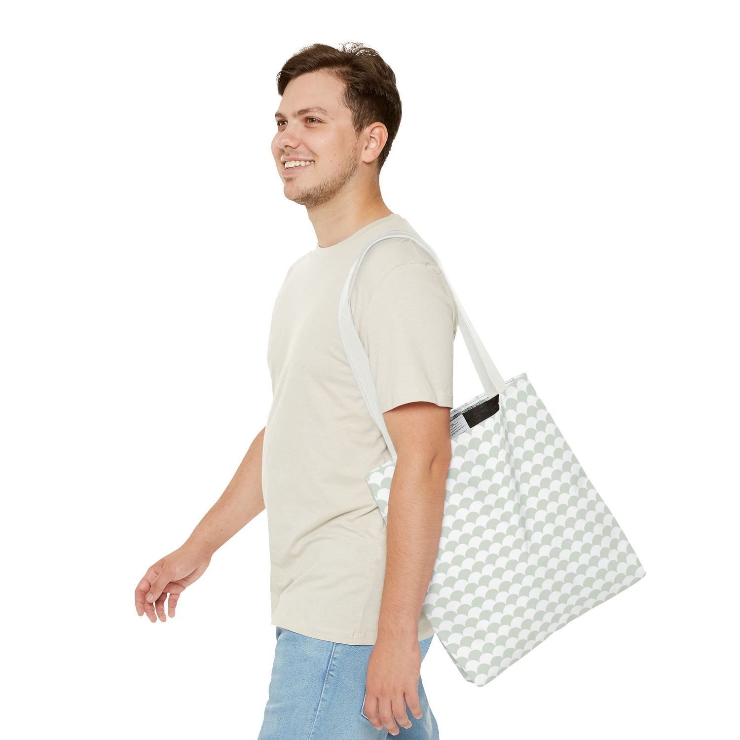 Stylish Patterned Tote Bag - Eco-Friendly Shopping, Casual Bag, Gift Idea, Reusable Bag, Everyday Accessory