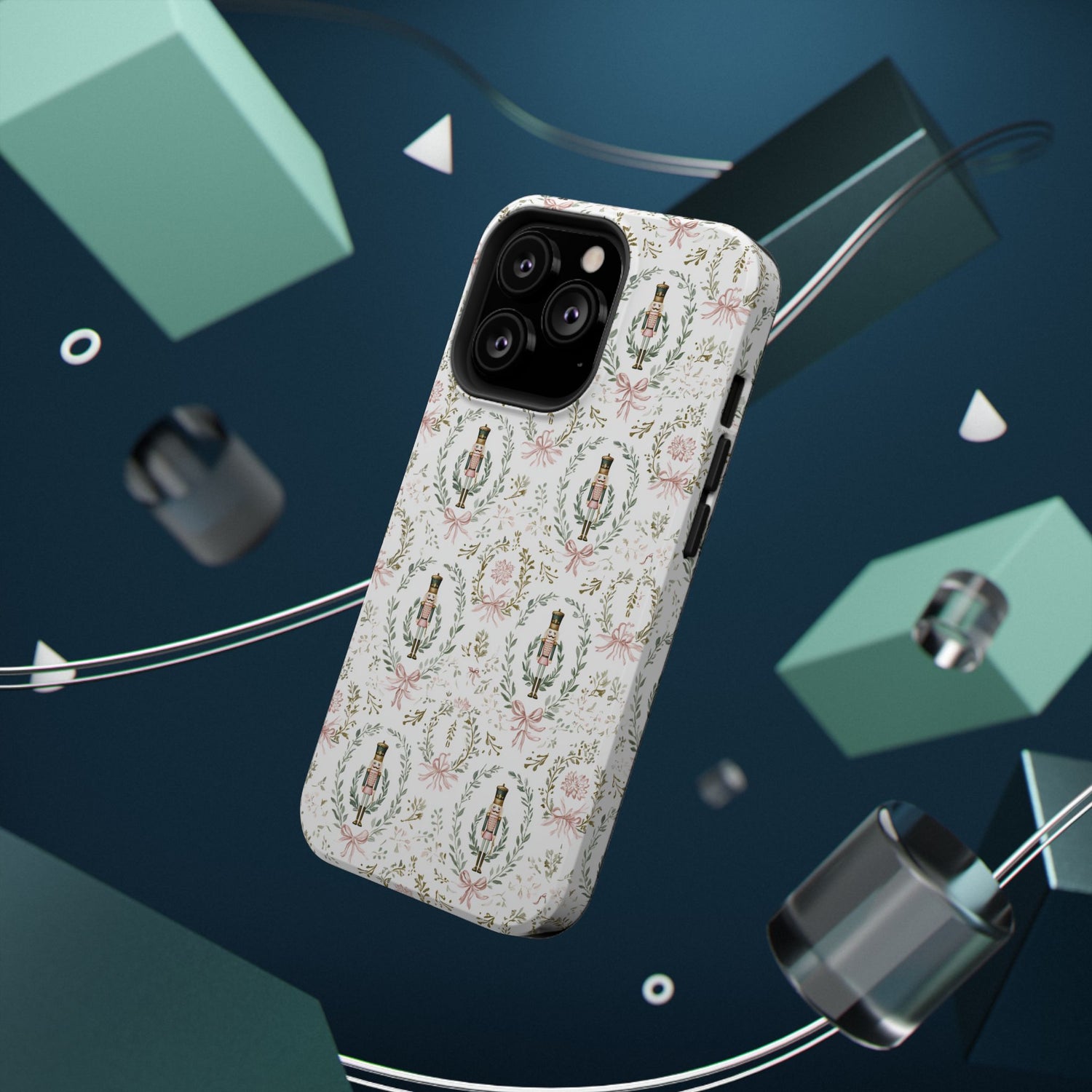 Impact-Resistant Phone Case- Nutcracker Floral