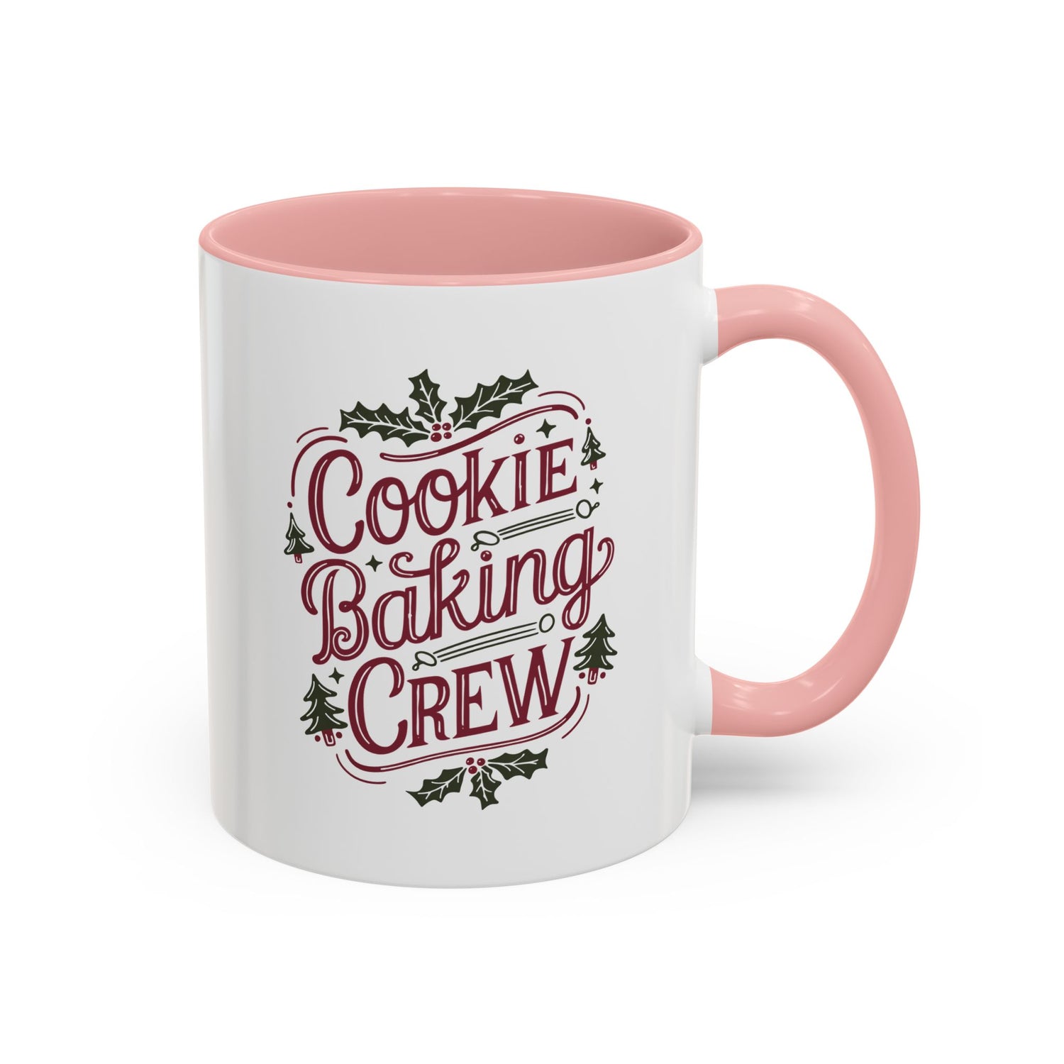 Cookie Baking Crew Coffee Mug | Holiday Gift for Bakers | Cute Ceramic Cup for Home, Kitchen Decor, Christmas, Cookie Lovers
