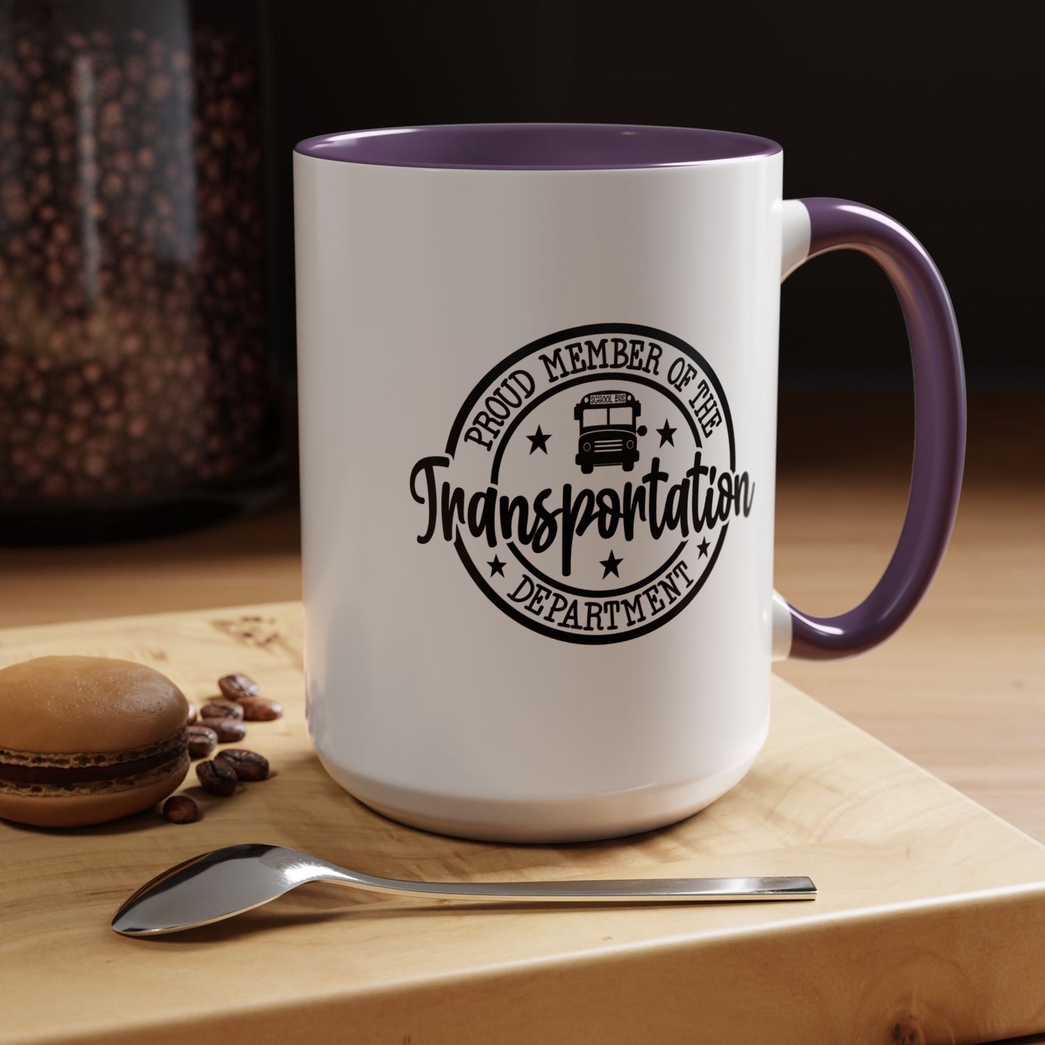 Transportation Department Coffee Mug, Proud Member Mug, Gift for Drivers, Transportation Lover Gift, Fun Coffee Cup, Tea and Coffee Mug